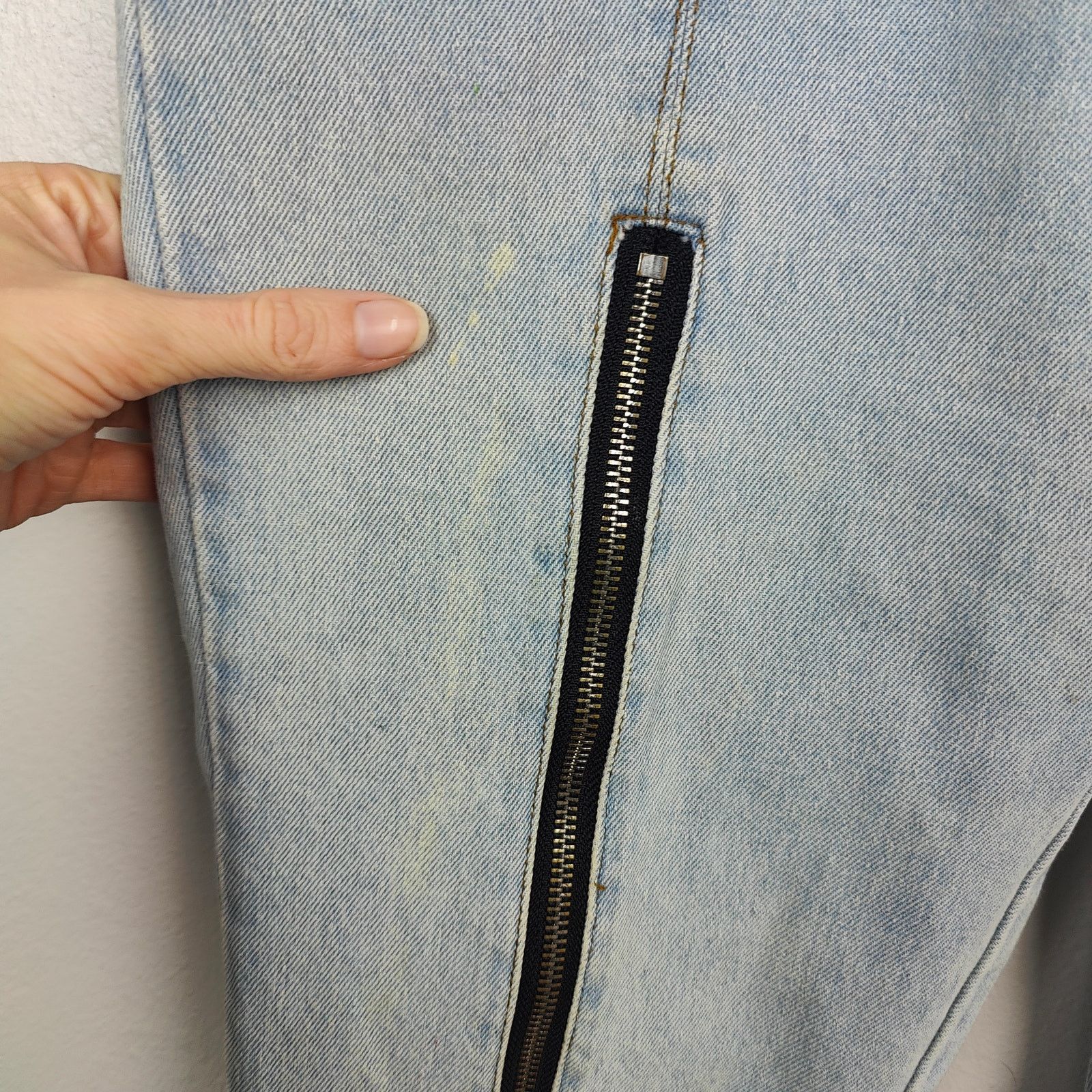 Other Maniere De Voir Straight Jeans Womens 8 Zippered Size 30" / US 8 / IT 44 - 6 Thumbnail