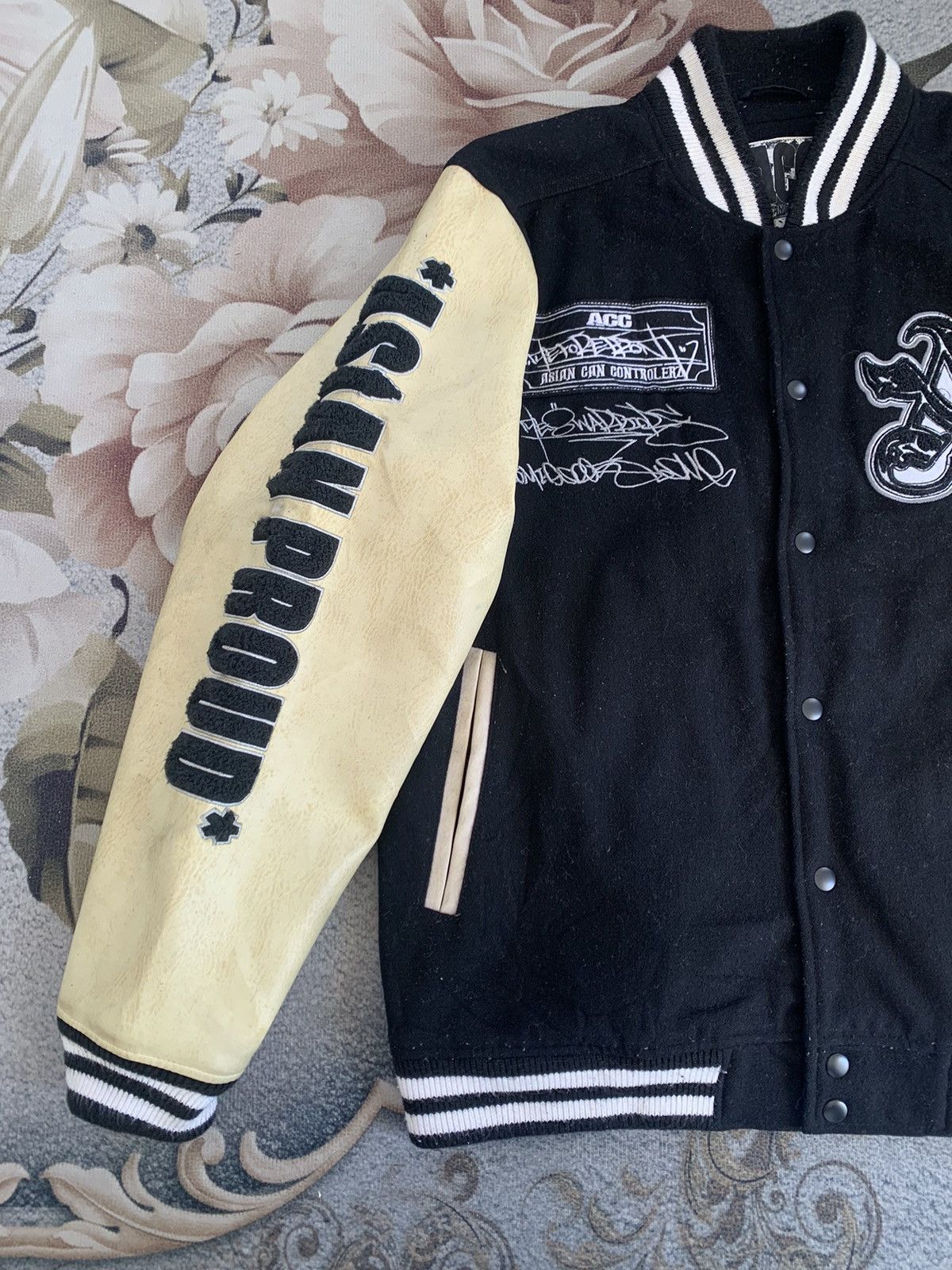 Japanese Brand ACC Asian Can Controlerz Varsity Jacket Size US L / EU 52-54 / 3 - 3 Thumbnail