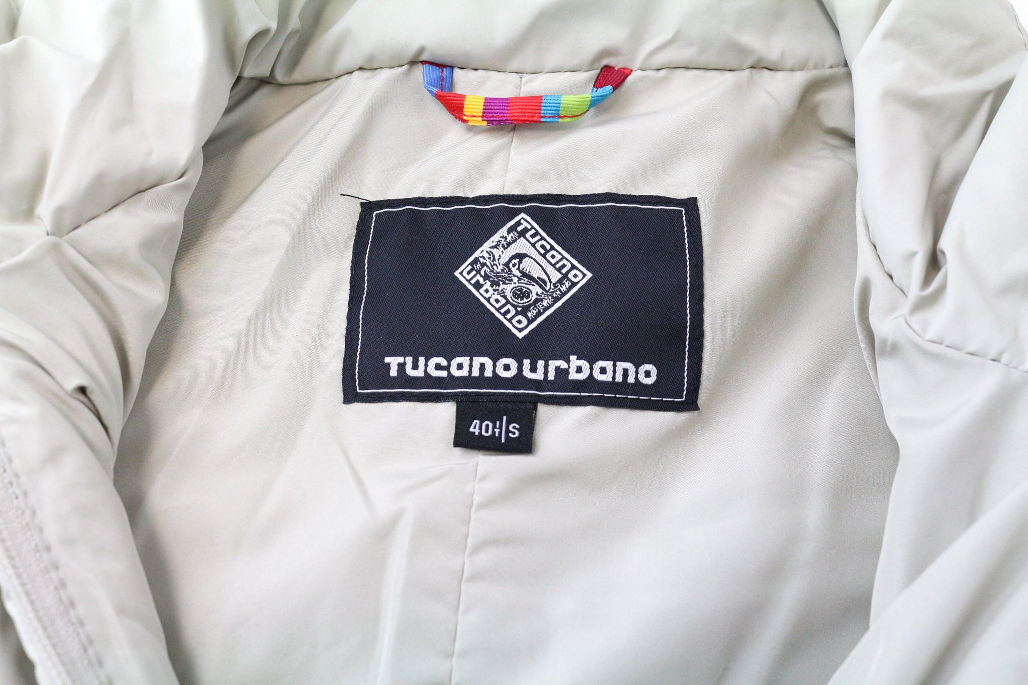 Other SERISSA S Beige Lined Zipped Padded Jacket 74441 Size S / US 4 / IT 40 - 6 Thumbnail