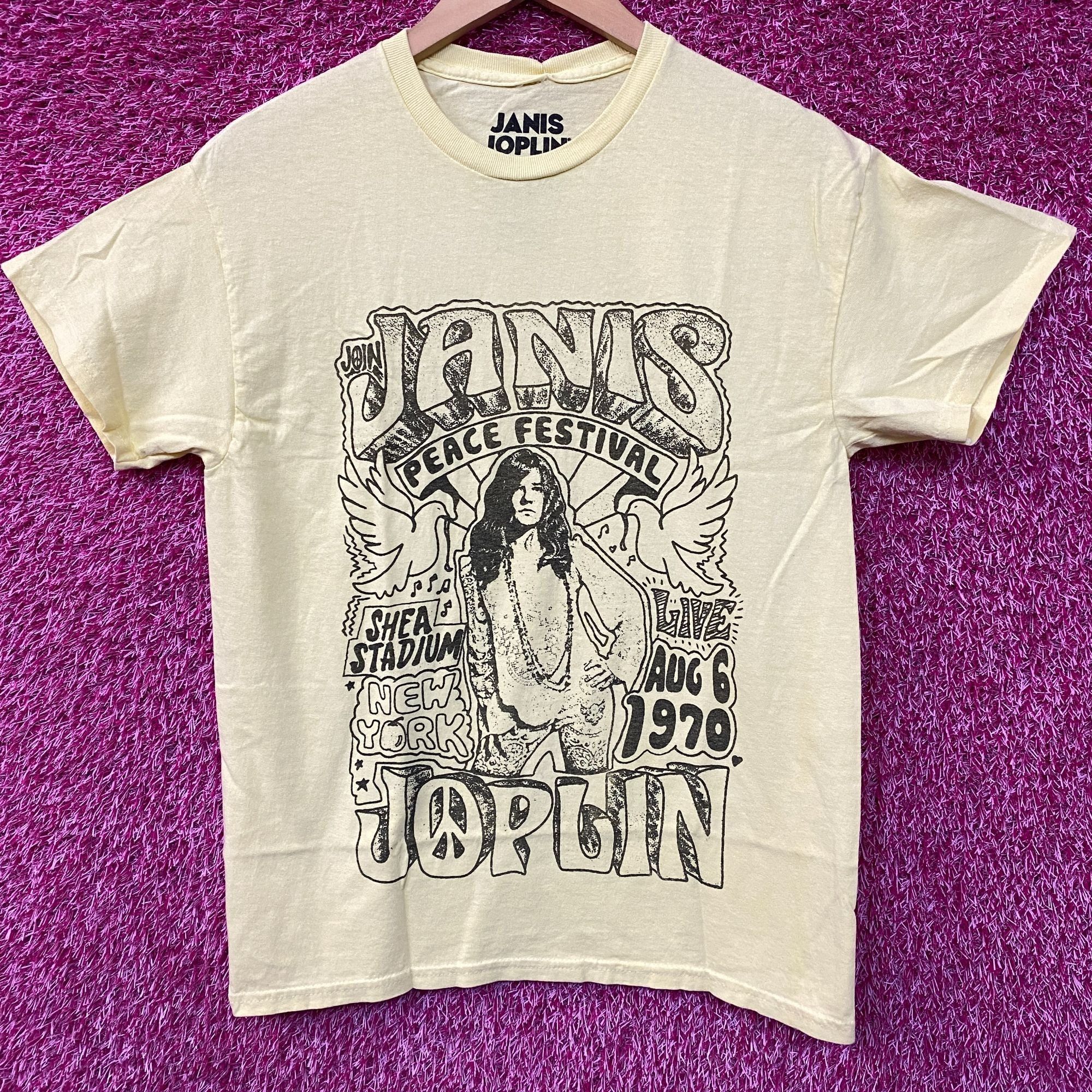 Junk Food Janis Joplin Peace Festival Shea Stadium '70 T-Shirt Small Size US S / EU 44-46 / 1 - 1 Thumbnail