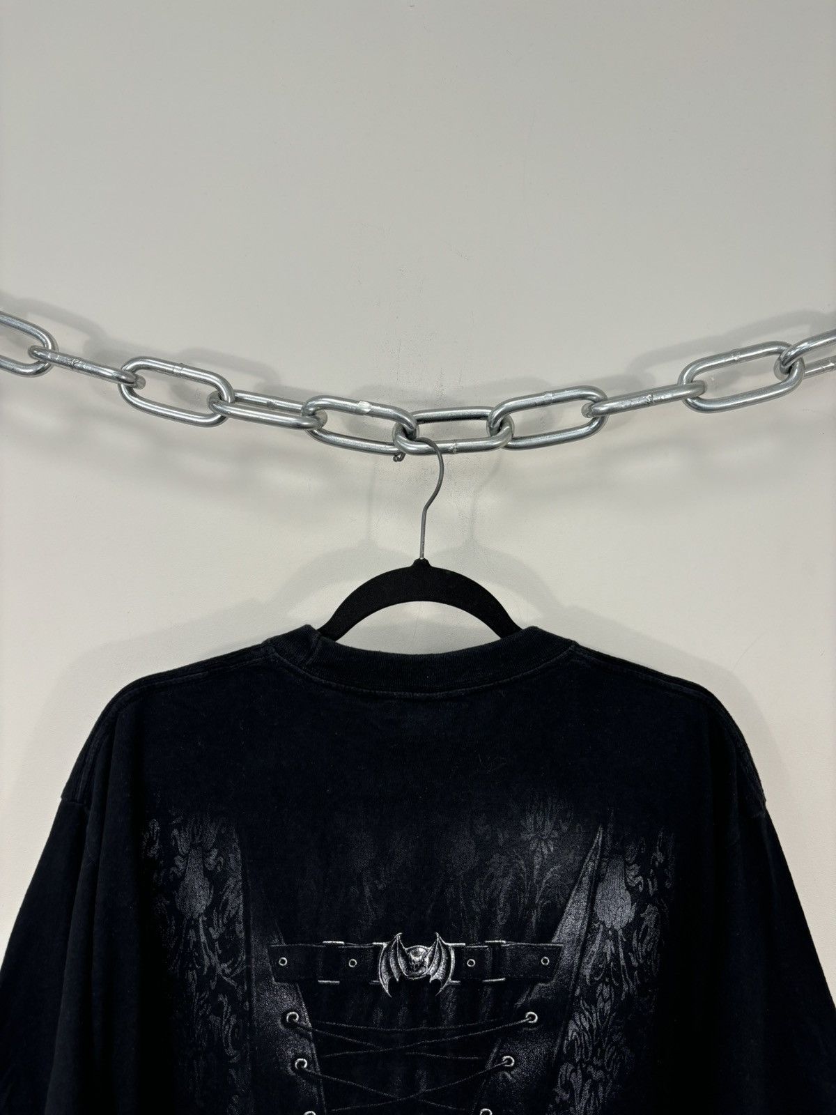 Band Tees Vintage Spiral Y2K Big Logo Death Goth Rock Black Tee Size US XXL / EU 58 / 5 - 12 Thumbnail