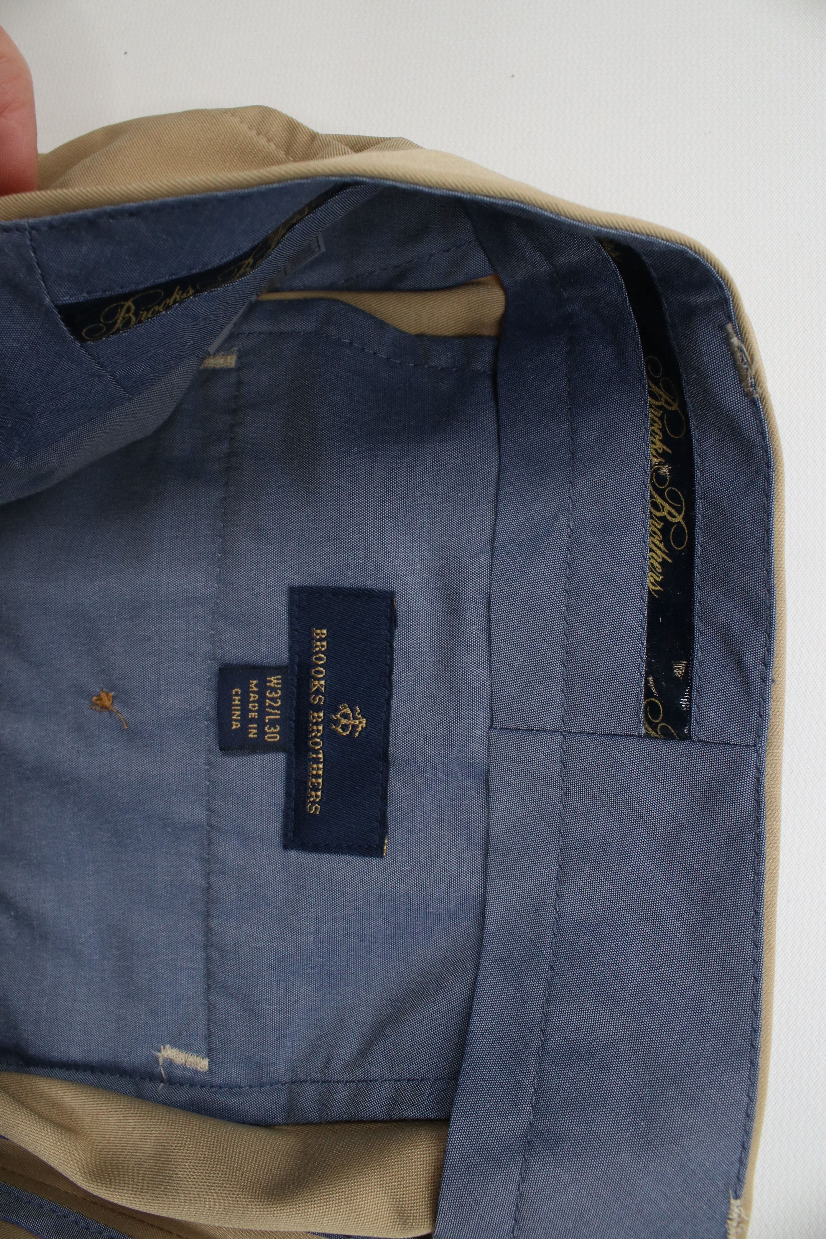 Brooks Brothers × Vintage Brooks Brothers Lightweight Flat Front Chino Pants Trousers Size US 32 / EU 48 - 9 Thumbnail