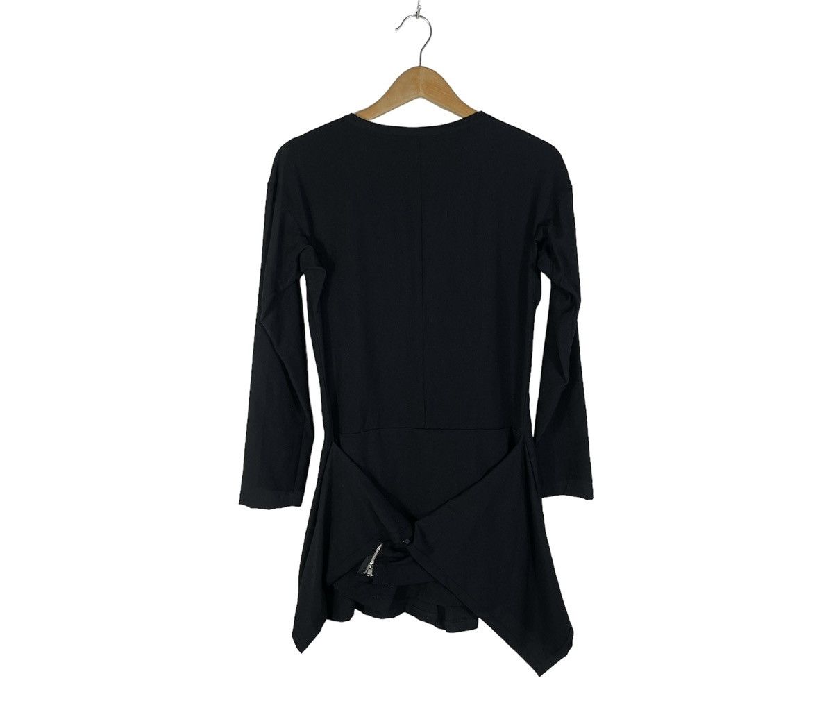Issey Miyake × Zucca Rare! Zucca by Issey Miyake Asymmetrical Wool Mini Dress Size M / US 6-8 / IT 42-44 - 2 Thumbnail