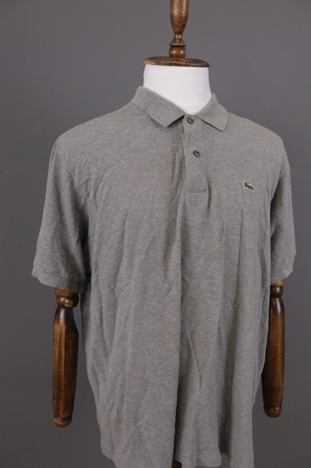 Lacoste Lacoste Classic Fit Gray Summer Polo Shirt Size 8 / 3XL Size US XXL / EU 58 / 5 - 5 Thumbnail