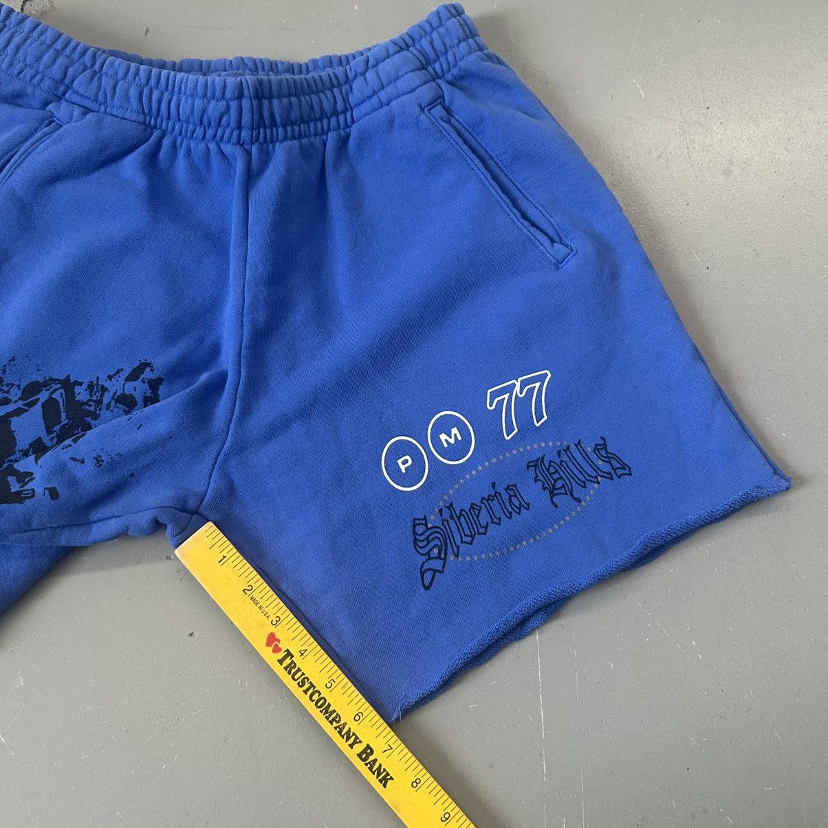 Rap Tees × Siberia Hills Siberia Hills x Post Malone Himalayas Racing Blue Shorts Size US 30 / EU 46 - 8 Thumbnail