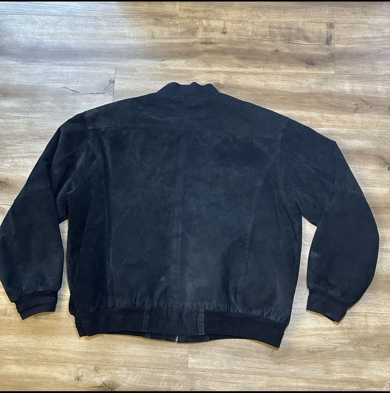 Croft & Barrow Croft & Barrow Leather Bomber Jacket Mens 2XL Bikercore Size US XXL / EU 58 / 5 - 5 Thumbnail