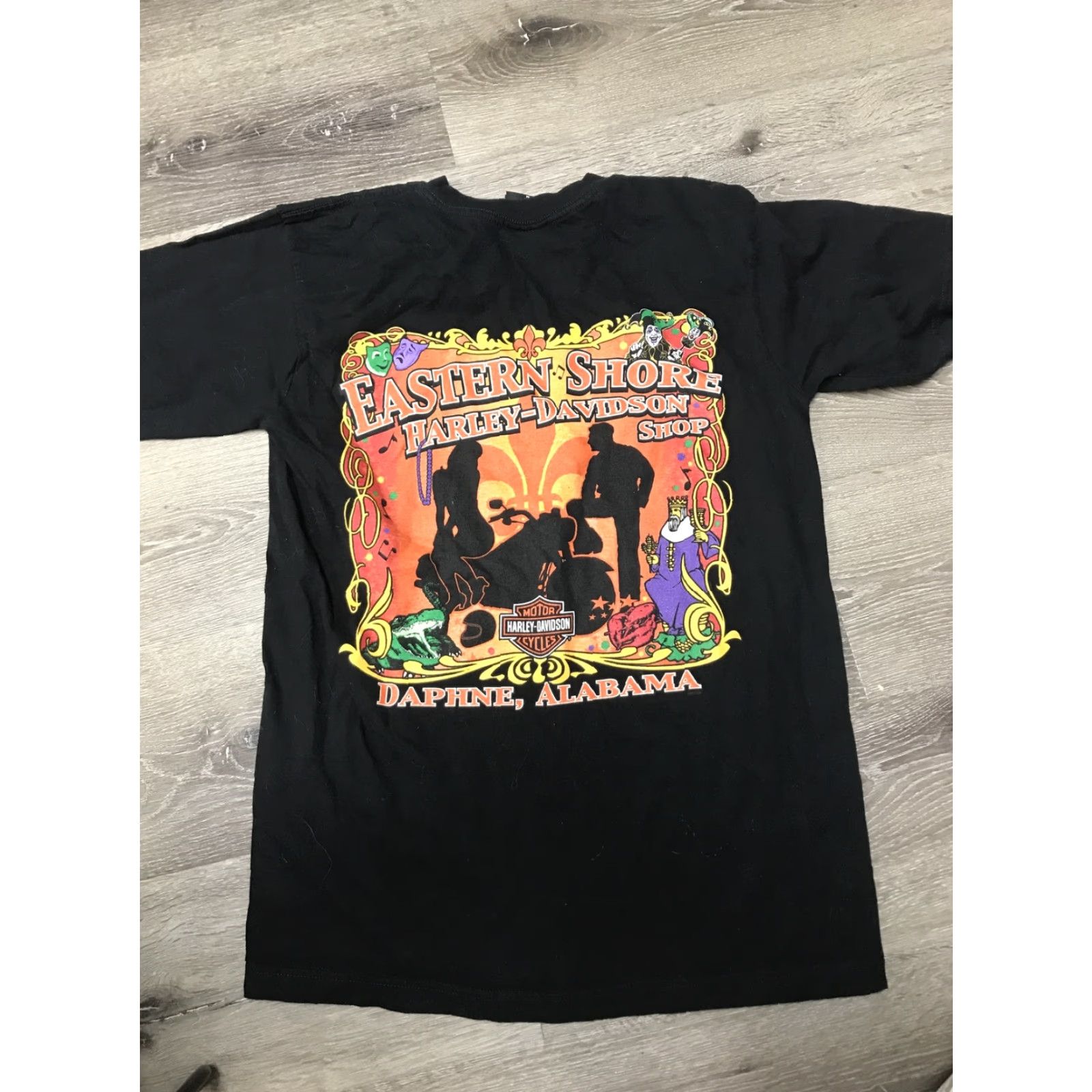 Harley Davidson Harley-Davidson Shirt Mens M Black Vintage City Motorcycle Hanes Beefy-T Short Sleeve Crew Neck Logo Print Garment Care Machine Washable 100% Cotton Size US M / EU 48-50 / 2 - 2 Thumbnail