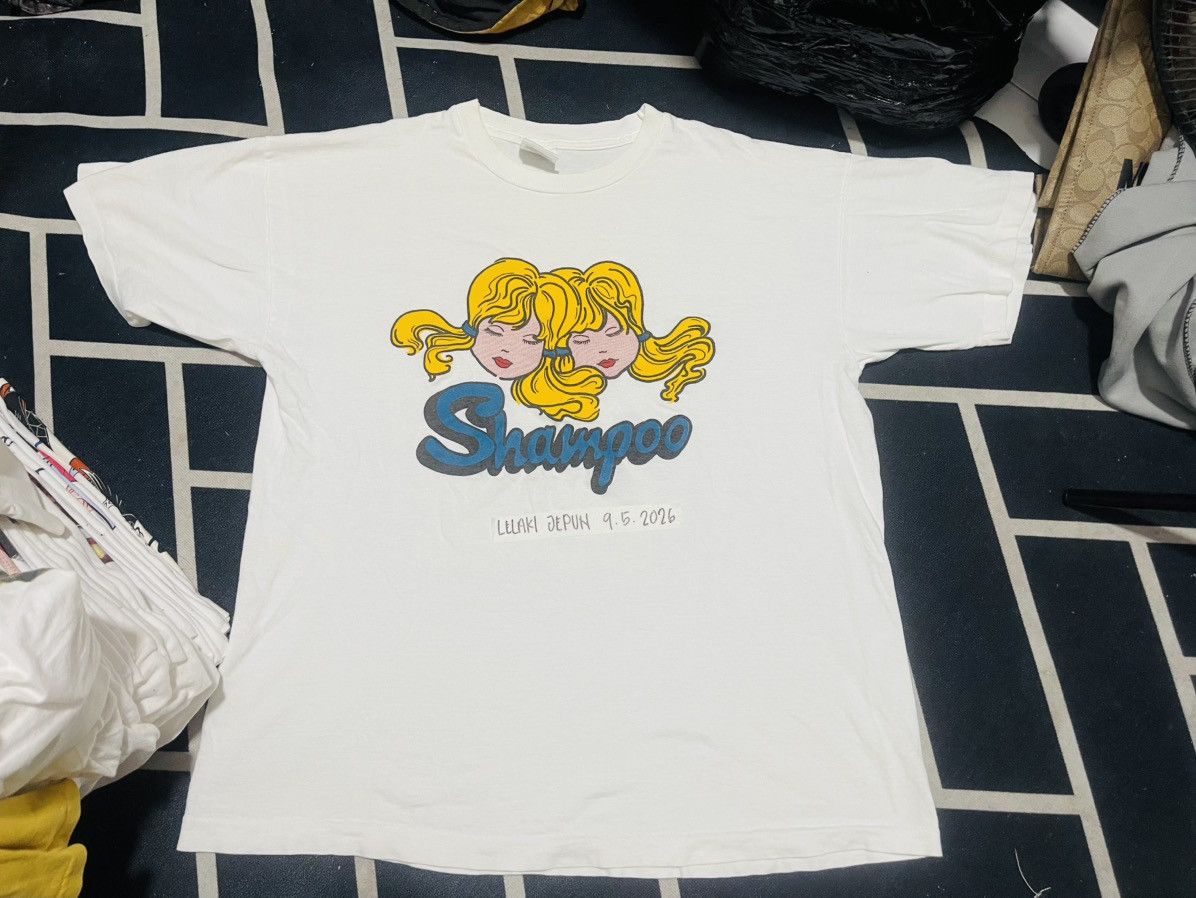 Band Tees VINTAGE RARE 90s SHAMPOO BAND COVER ALBUM Size US XL / EU 56 / 4 - 1 Thumbnail