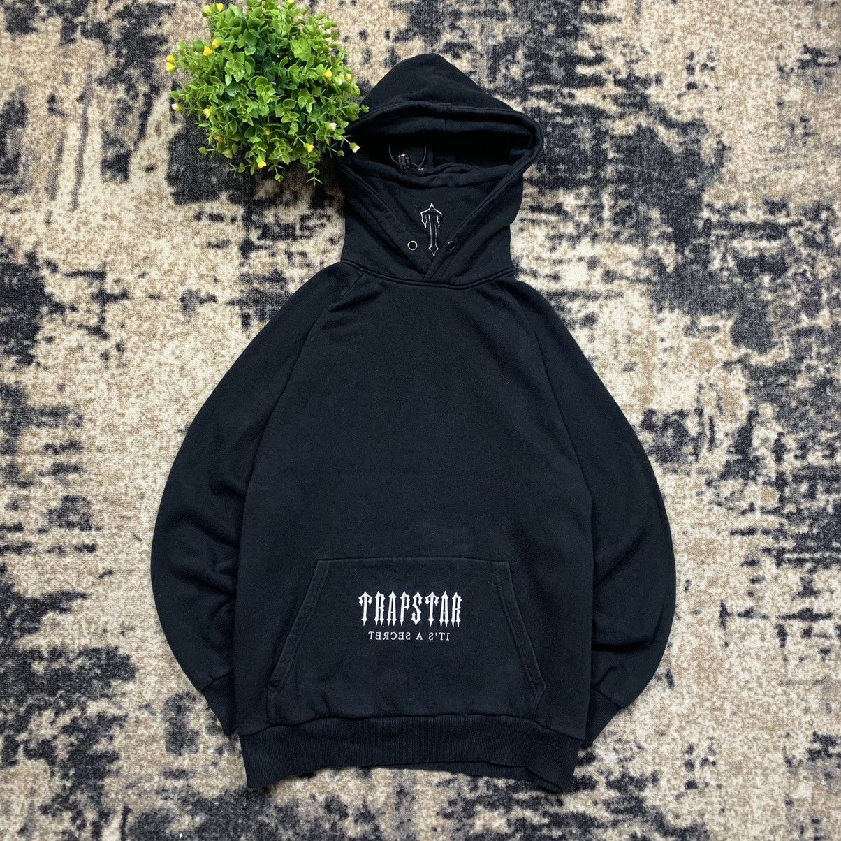 Hype TRAPSTAR EMBROIDERED LOGO NINJA HOODIE HYPE STREETWEAR Grailed