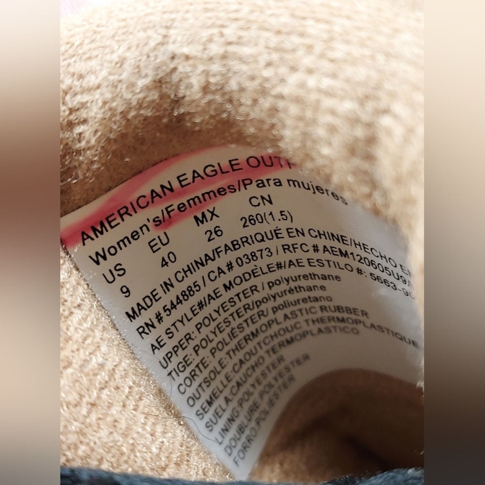 American Eagle Outfitters American Eagle Womens | Red Flannel | Winter Boots Size 9 Size US 9 / IT 39 - 10 Thumbnail