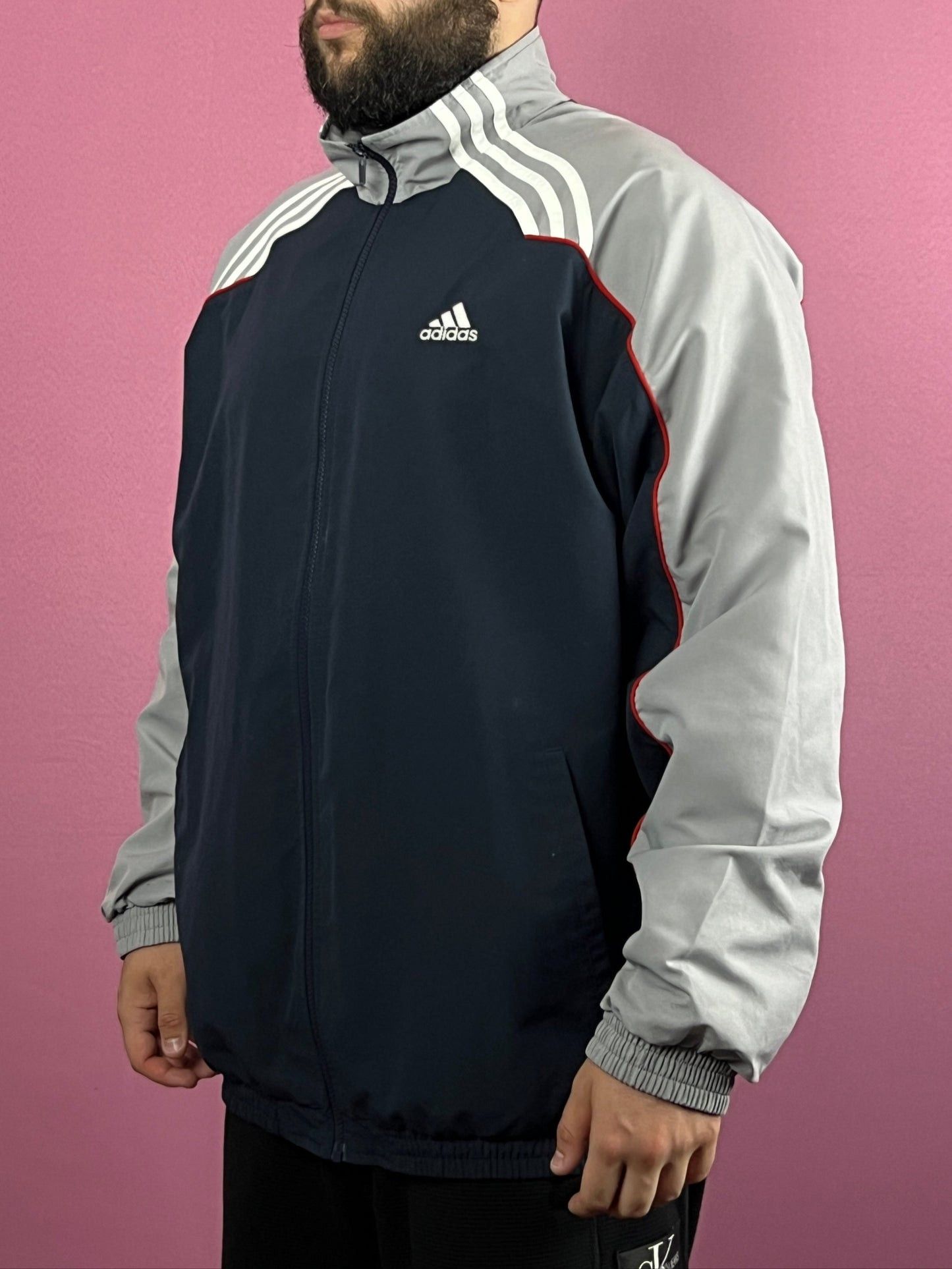 Adidas × Vintage Fred Perry Vintage Men's Argyle Diamond Track Jacket - M Size US XXL / EU 58 / 5 - 1 Thumbnail