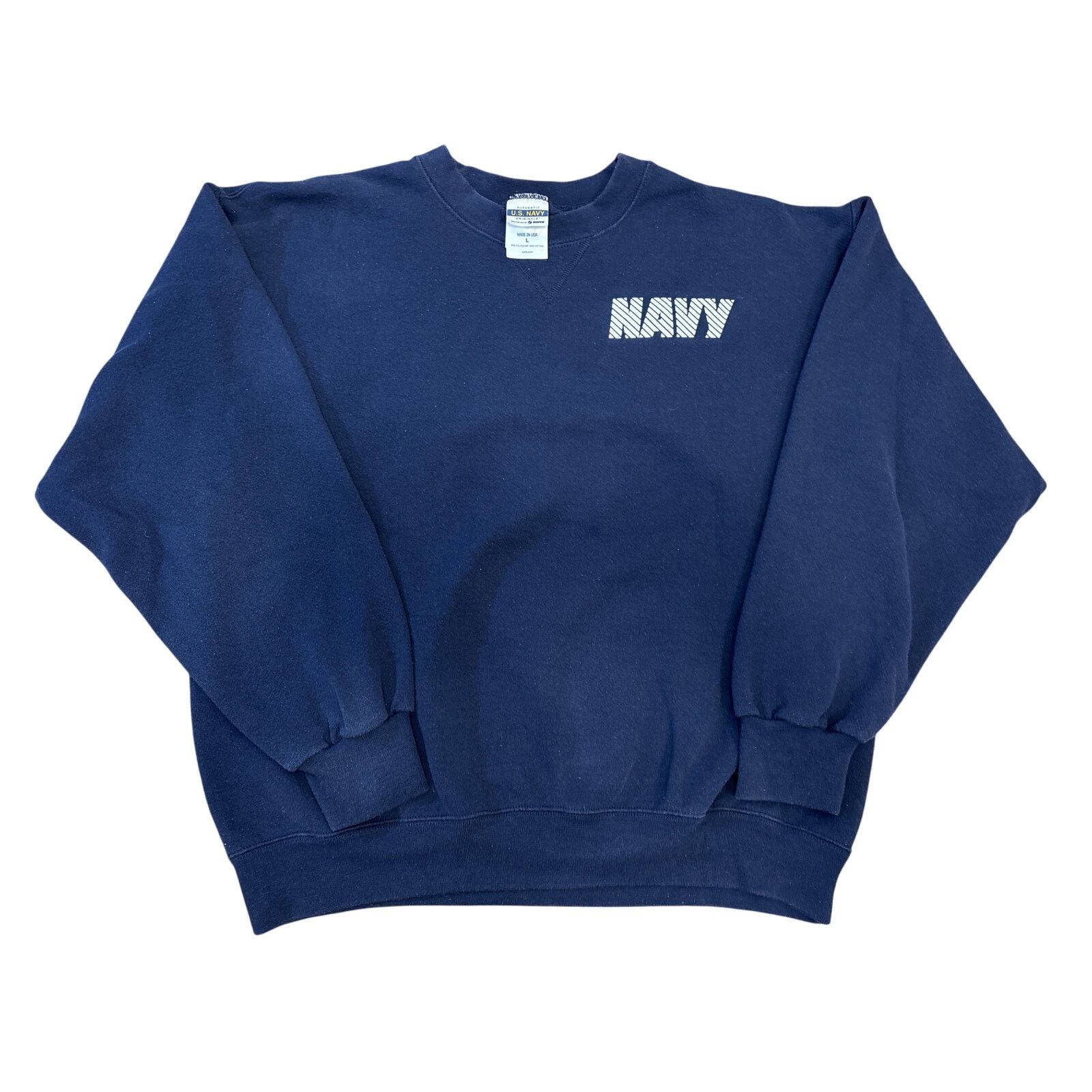 Naval Clothing Factory Vintage 90s NAVY made in USA authentic US military large Size US L / EU 52-54 / 3 - 1 Thumbnail
