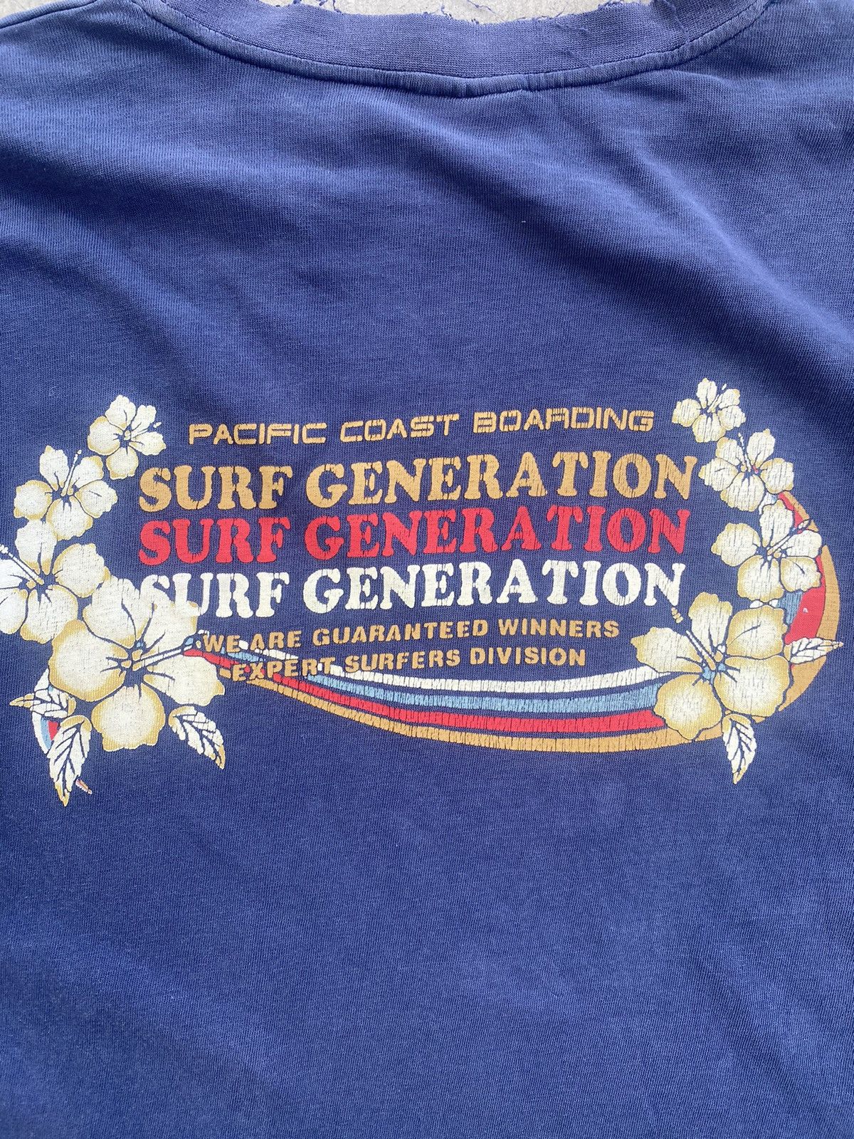 Vintage VINTAGE ALASKO SURF GENERATION DISTRESSED TEE Size US XXL / EU 58 / 5 - 2 Thumbnail