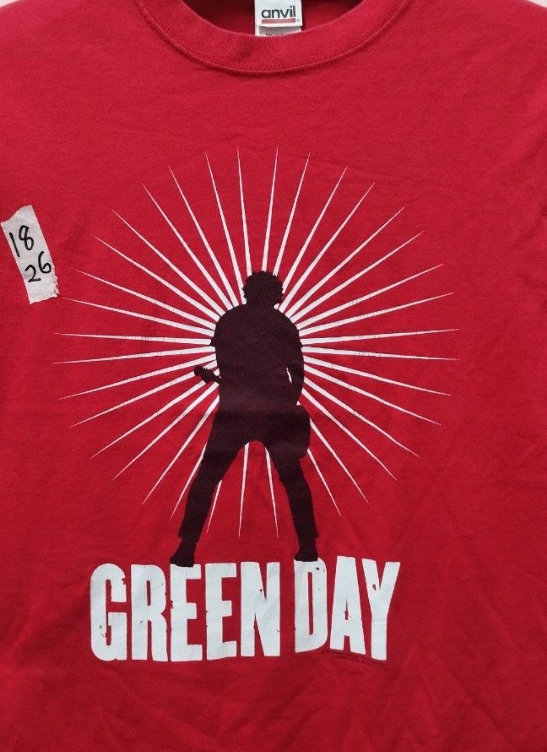 Band Tees × Vintage Vtg Green Day Band T-shirt American Rock Band Size US S / EU 44-46 / 1 - 2 Thumbnail