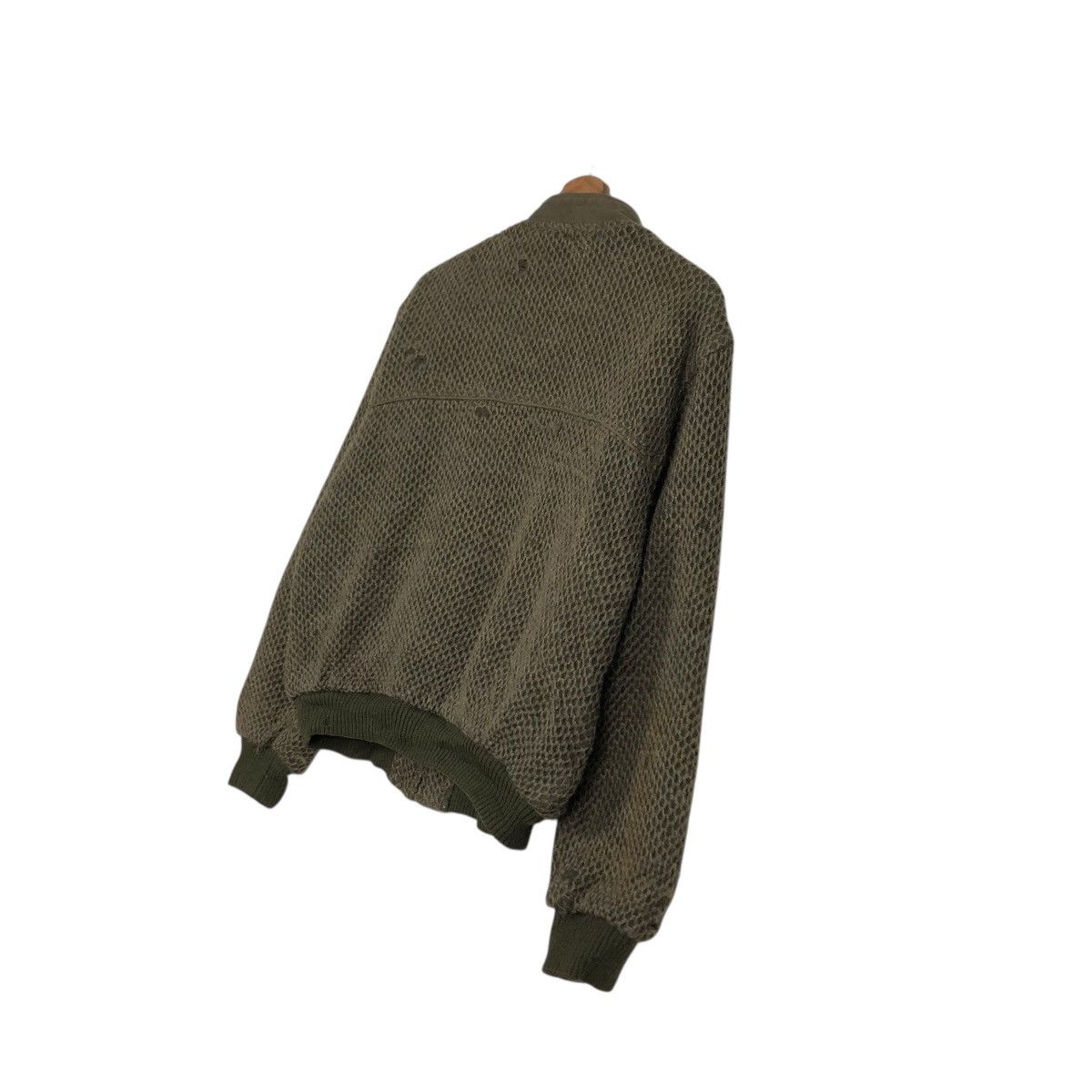 Japanese Brand 🔥DISTRESSED BIKER BOMBER JACKET KINGS WELL ISSEY MIYAKE Size US L / EU 52-54 / 3 - 12 Thumbnail
