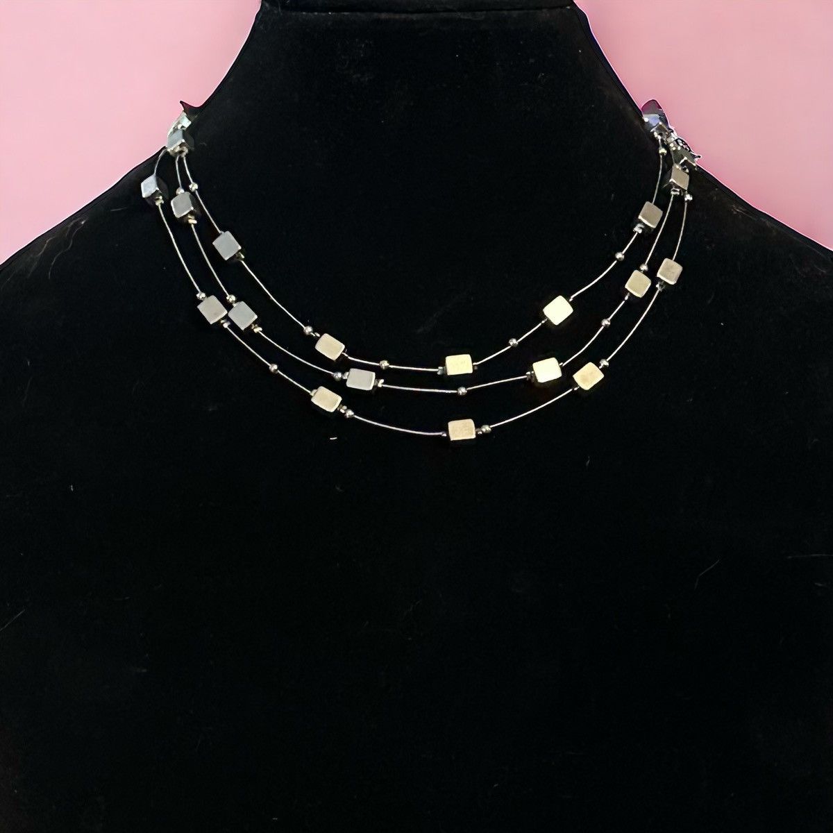 Other Lia Sophia Mainstream stationed cubes layered necklace Size ONE SIZE - 1 Thumbnail