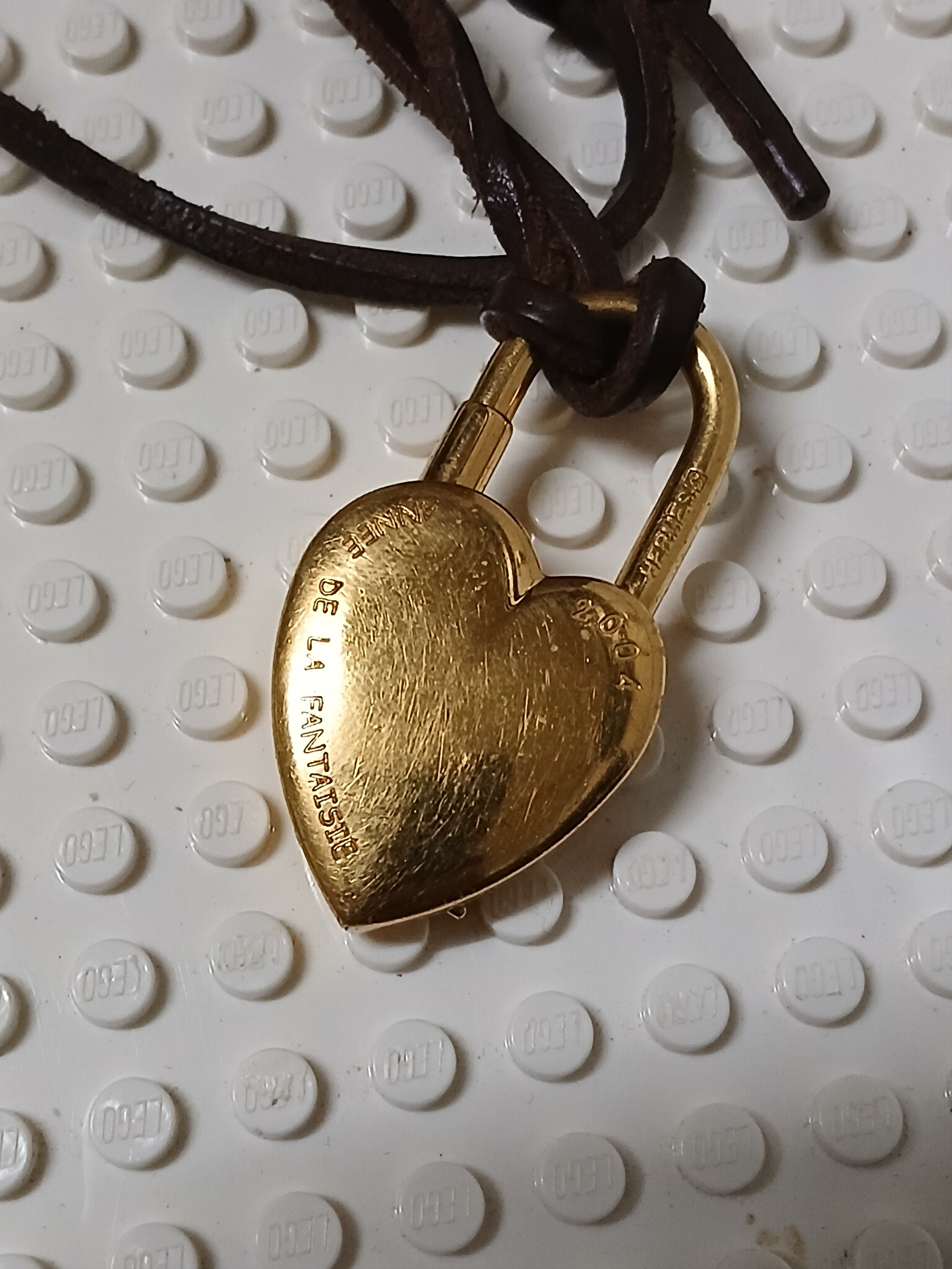 Hermes Hermes Cadena Padlock Fantasy Heart Gold Lock Limited 2004 Size ONE SIZE - 5 Thumbnail