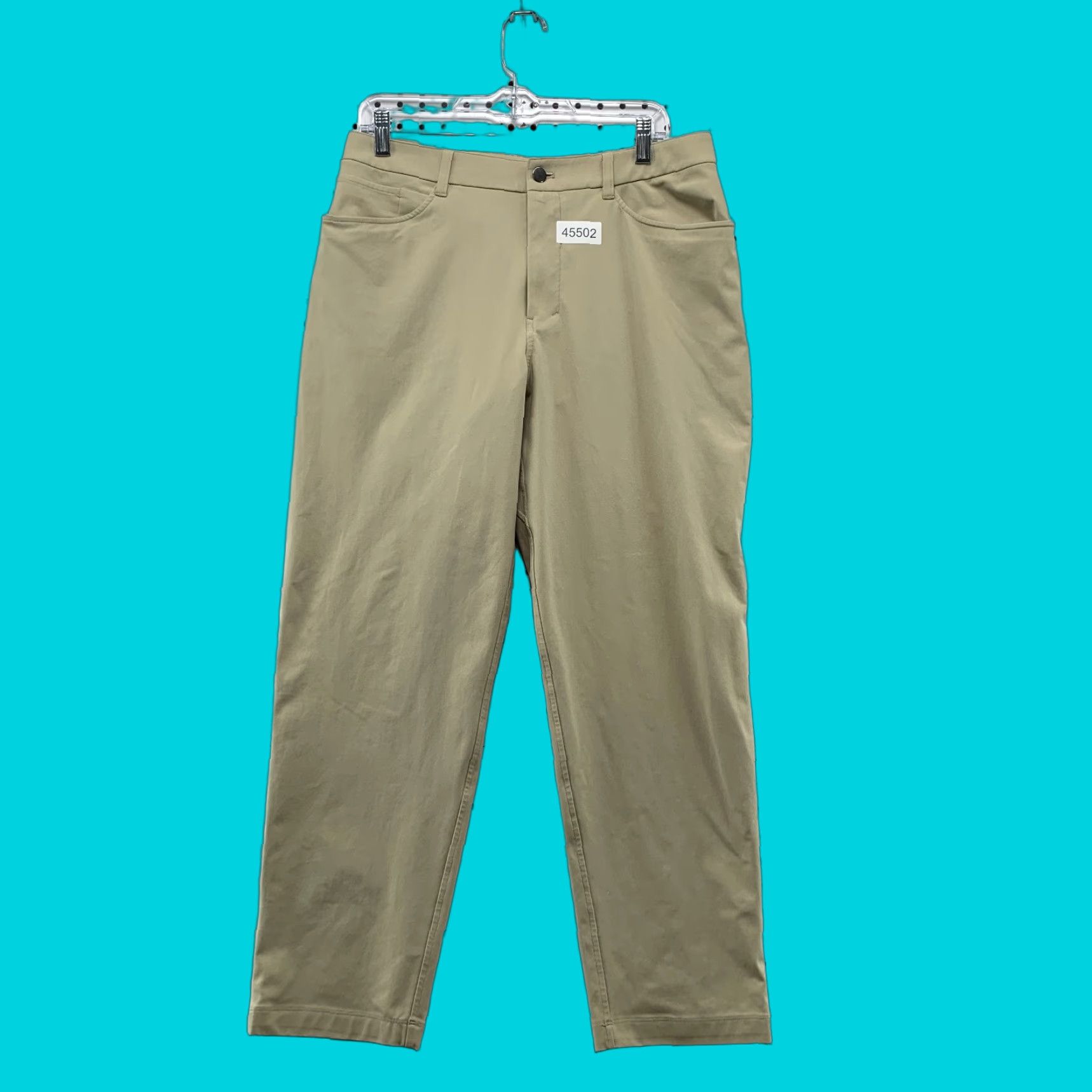 Lululemon Lululemon Pants Men 35 Beige ABC Classic Fit Warpstreme Golf Business 5 Pocket Size US 35 - 1 Thumbnail