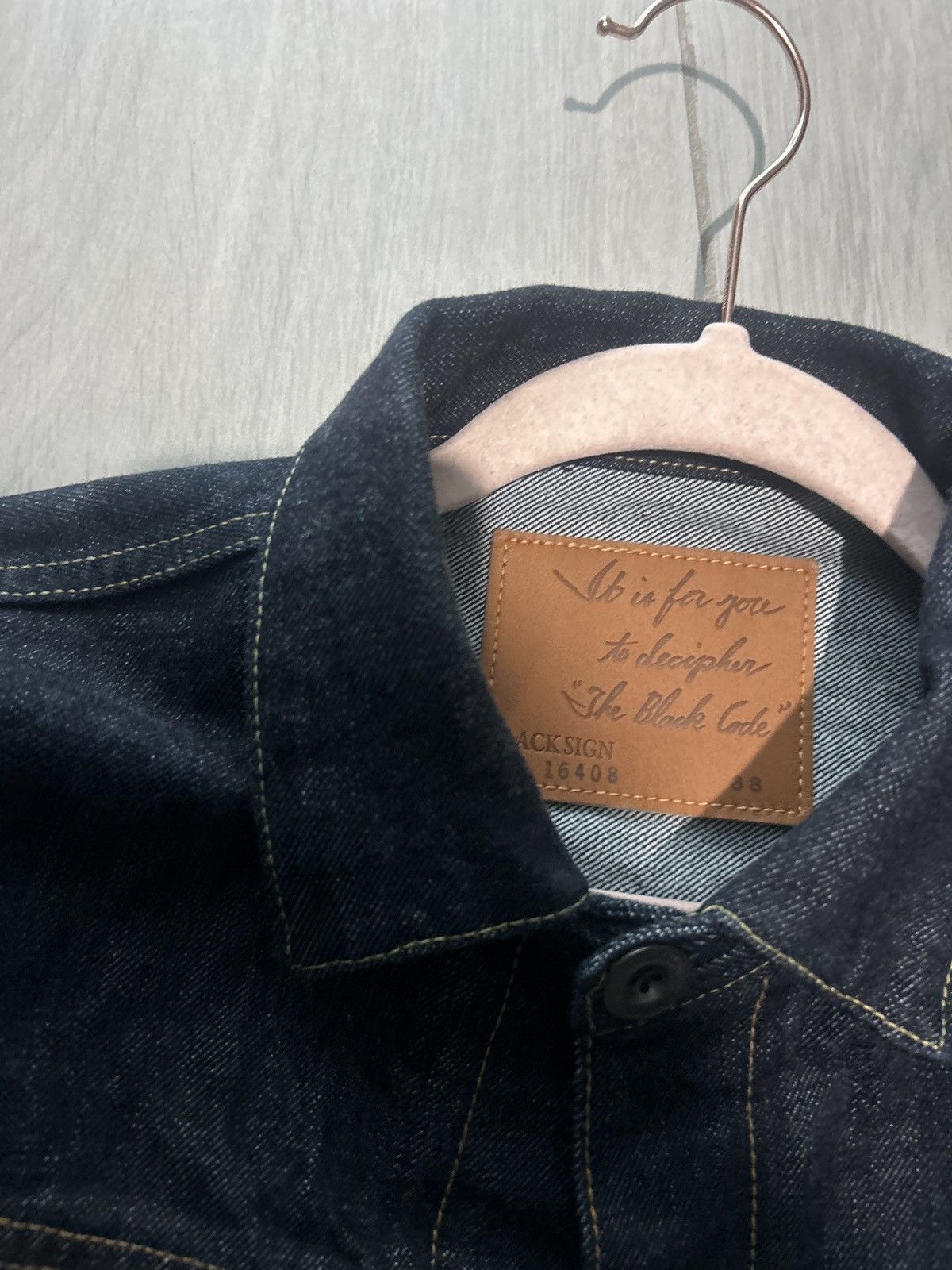 BLACK SIGN type 1 denim jacket Size US S / EU 44-46 / 1 - 2 Thumbnail