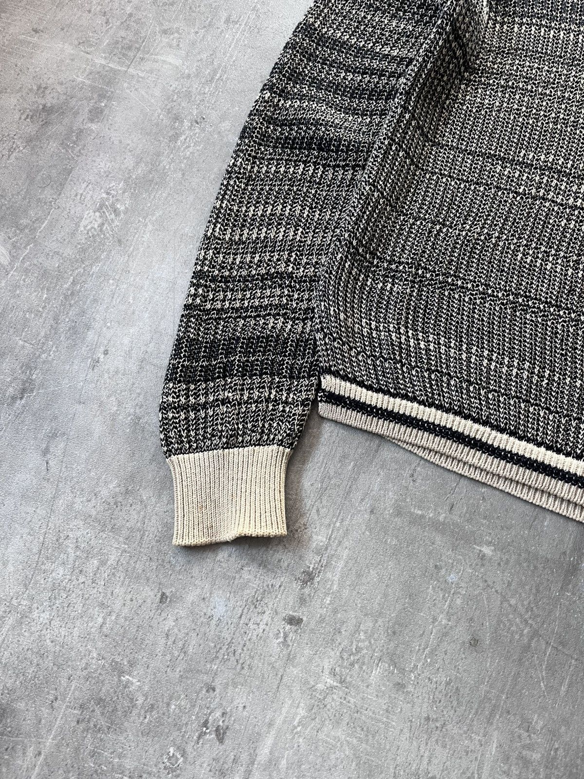 Maison Margiela Maison Margiela S/S 17 cotton beige black sweater Size US M / EU 48-50 / 2 - 4 Thumbnail
