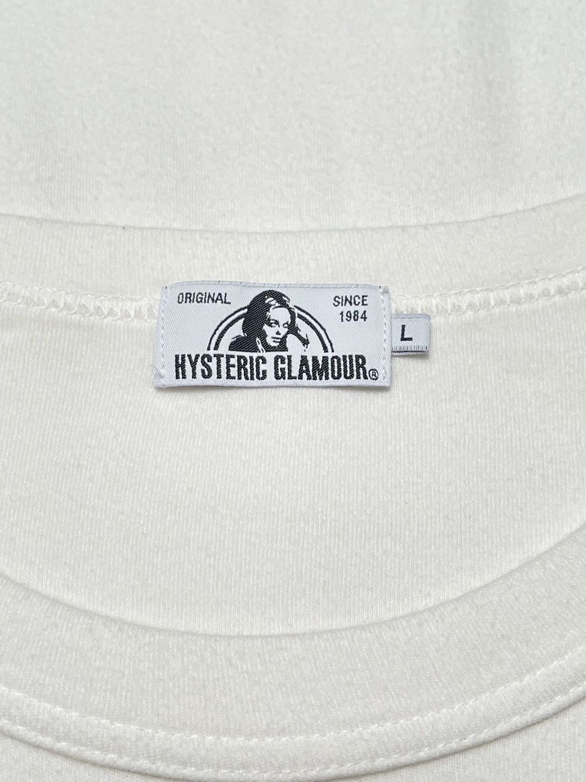 Hysteric Glamour Vintage Japanese brand Hysteric Glamour T-Shirt 1990s Size US L / EU 52-54 / 3 - 6 Thumbnail