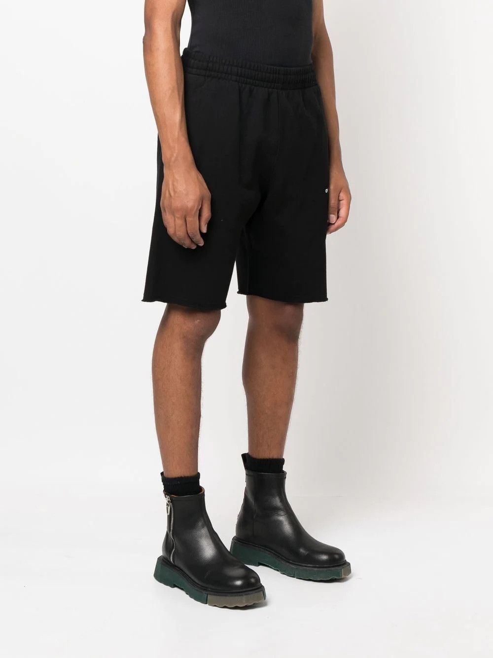 Off-White o1gr1nt0125 Wave Outlet Diagram Short in Black Size US 32 / EU 48 - 3 Thumbnail