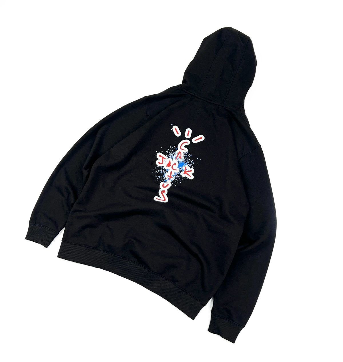 Band Tees × Vintage Rare Travis Scott Cactus Jack Hoodie Big Logo Size US M / EU 48-50 / 2 - 1 Thumbnail