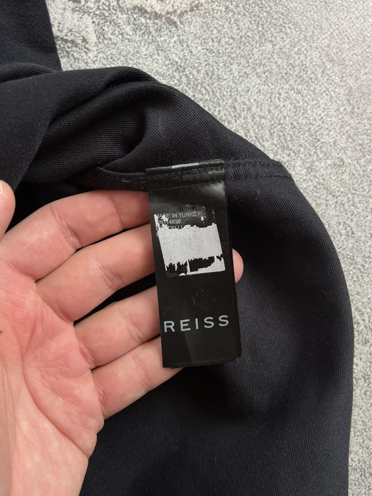 Reiss Reiss Button Up Shirt Size S Overshirt Twin Pocket Black Size US S / EU 44-46 / 1 - 4 Thumbnail