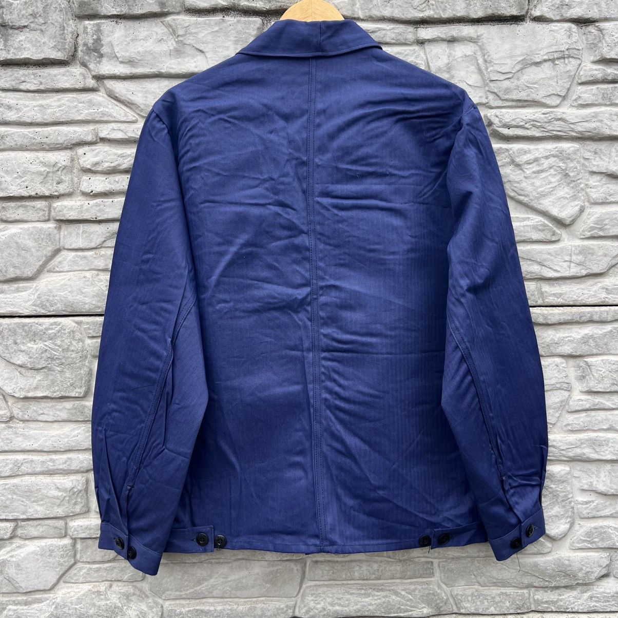 Vintage French herringbone HBT sanfor works jacket Size US M / EU 48-50 / 2 - 12 Thumbnail