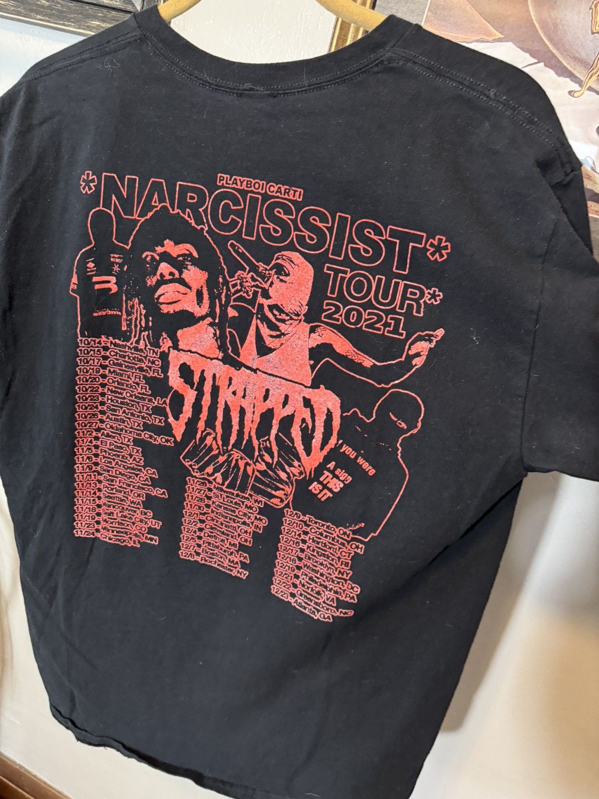 Playboi Carti 2021 Playboi Carti Narcissist Tour T-Shirt Size US L / EU 52-54 / 3 - 5 Thumbnail
