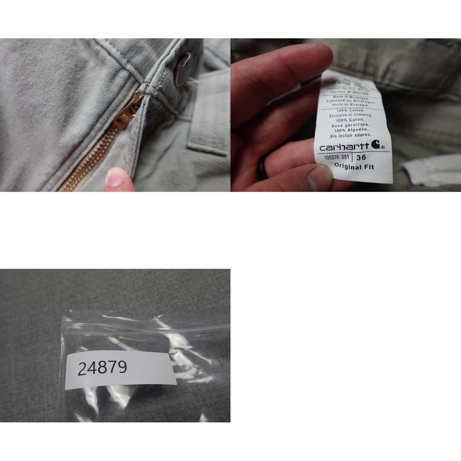 Carhartt Carhartt Short Mens 36 Beige Ripstop Relaxed Fit Chino Outdoors Work Loose Fit Size US 36 / EU 52 - 8 Thumbnail