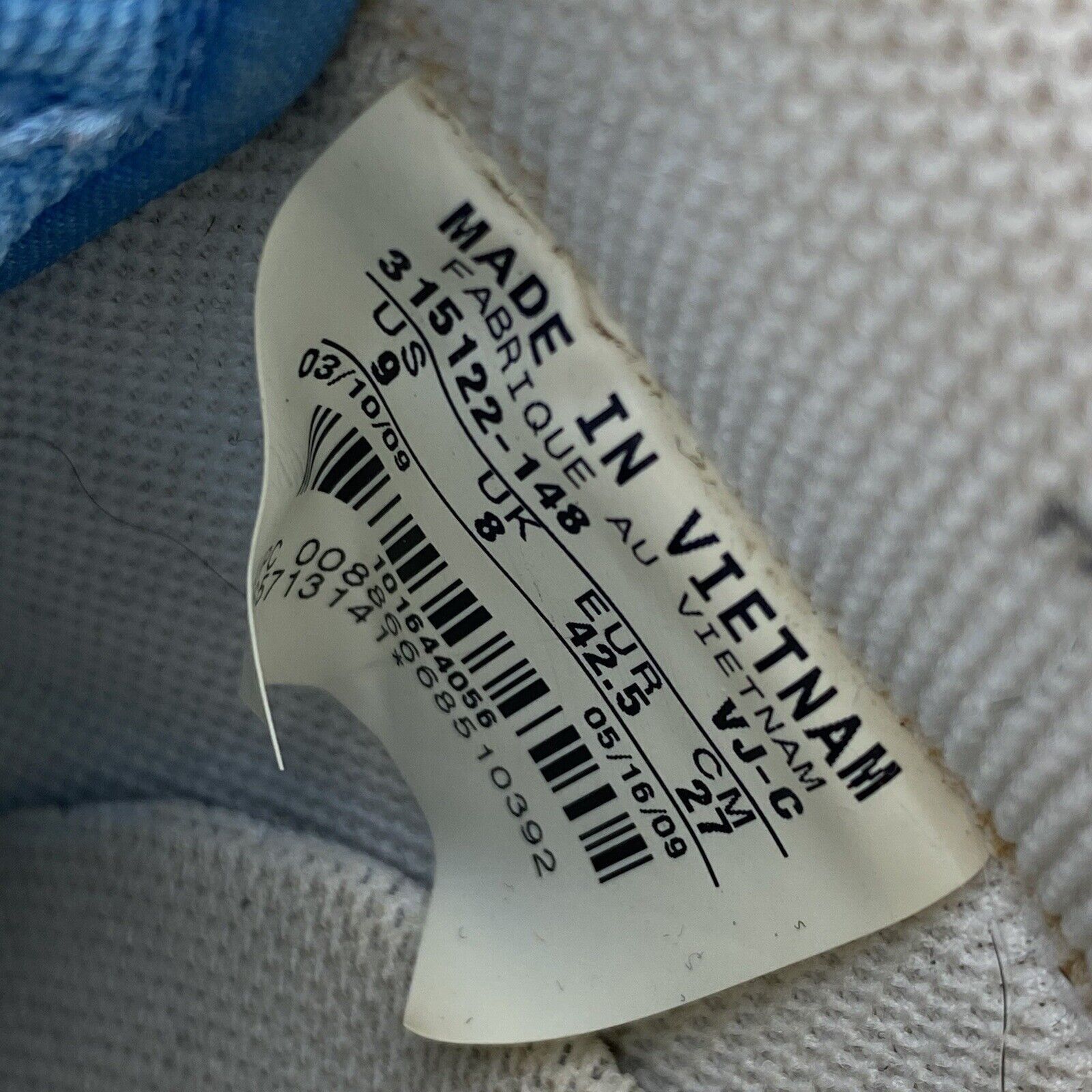 Nike Nike Air Force 1 University Blue Sneakers Size 9 Used Worn Size US 9 / EU 42 - 12 Thumbnail