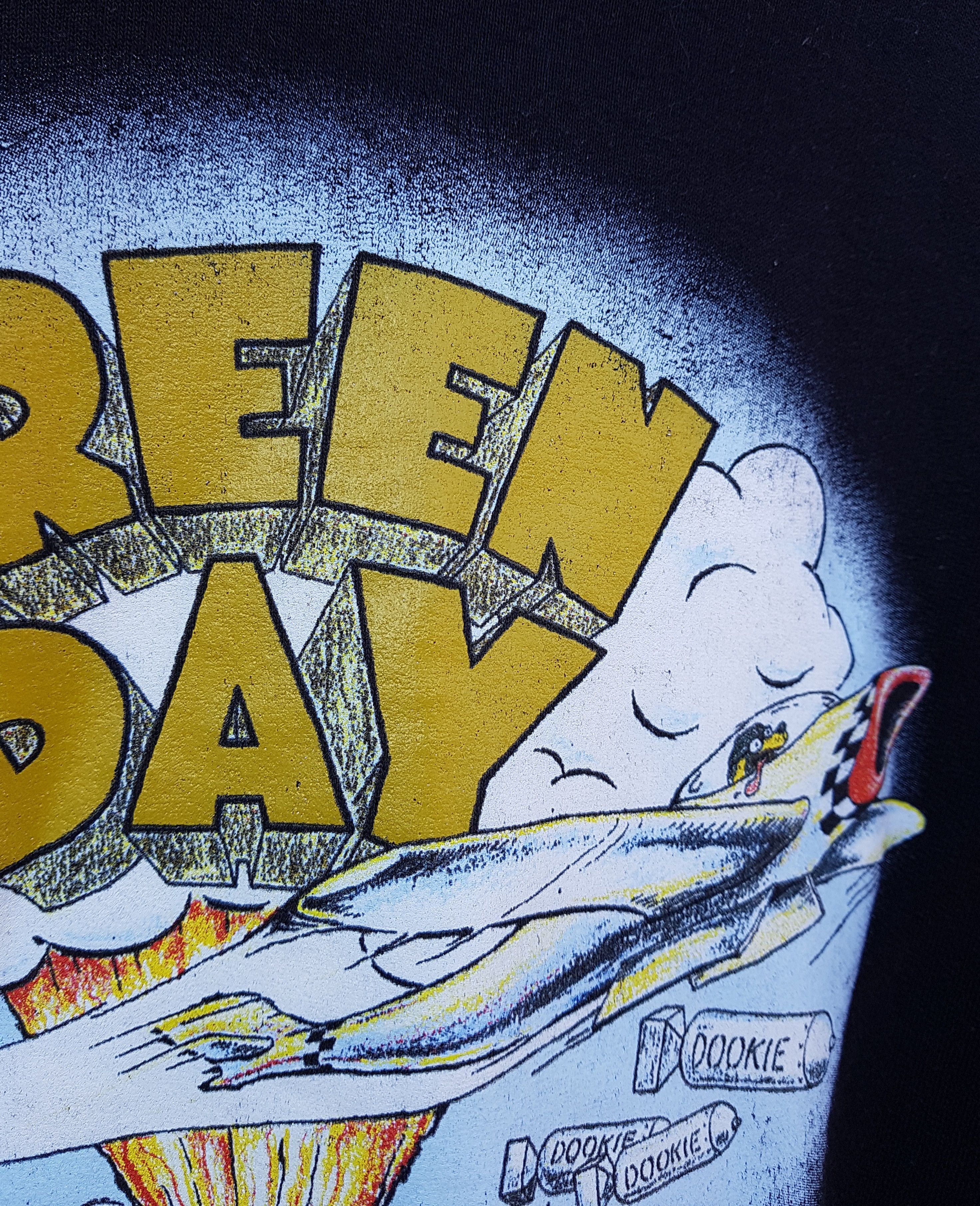 Band Tees Vintage Green Day Dookie Printed Rock Band Hoodie Sweatshirt Size US M / EU 48-50 / 2 - 9 Thumbnail