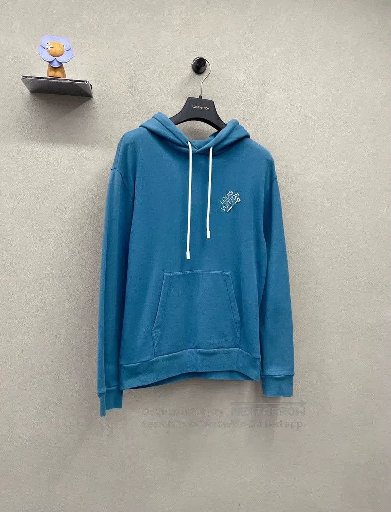 Louis Vuitton Louis Vuitton Blue hooded sweatshirt Size US S / EU 44-46 / 1 - 3 Thumbnail
