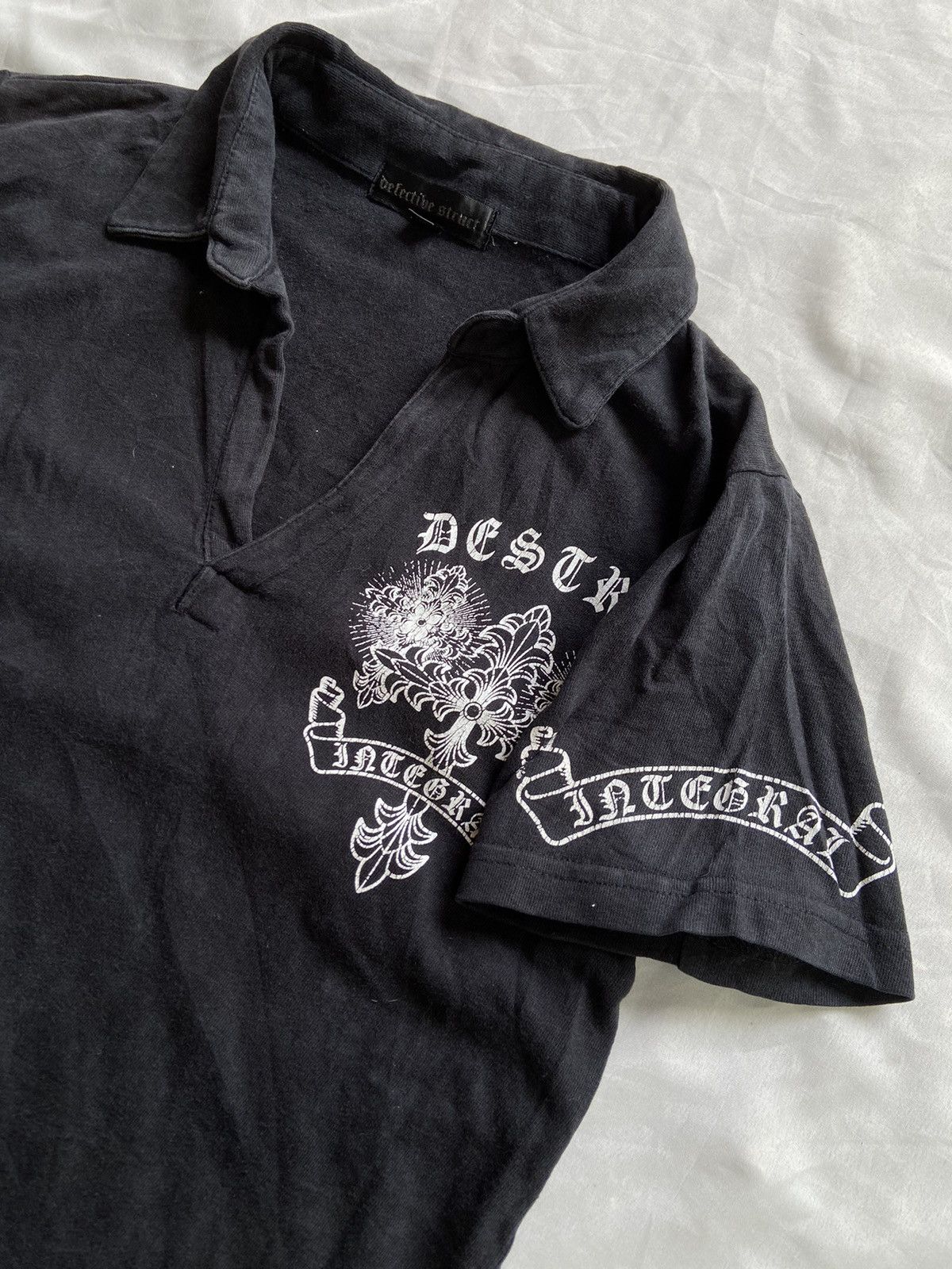 Japanese Brand DETECTIVE STRUCT DESTROY INTEGRAL JAPANESE TEE Size US S / EU 44-46 / 1 - 5 Thumbnail