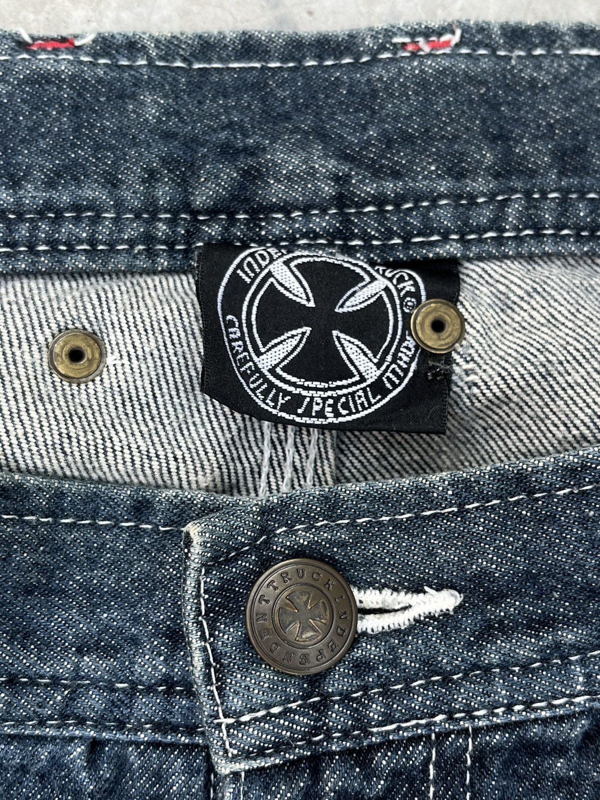 Independent Truck Co. VINTAGE INDEPENDENT TRUCK DENIM 🚚 Size US 34 / EU 50 - 4 Thumbnail