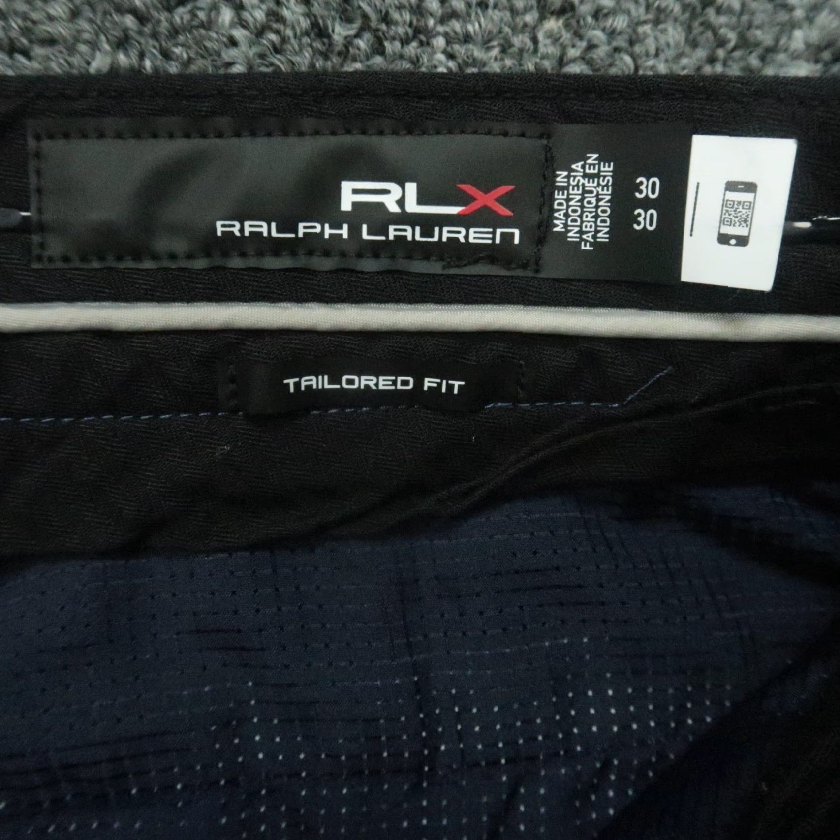 RLX Ralph Lauren RLX Ralph Lauren Pants Men 28x30 Blue Chino Slim Flat Front Pockets Belt Loops Geometric Pattern Smart Casual Pants Size US 28 / EU 44 - 3 Thumbnail