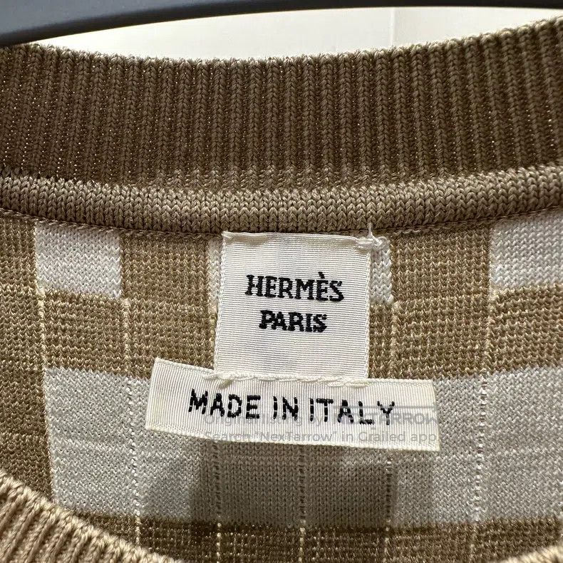 Hermes Hermes Mosaique Khaki Sleeveless Size XS / US 0-2 / IT 36-38 - 3 Thumbnail