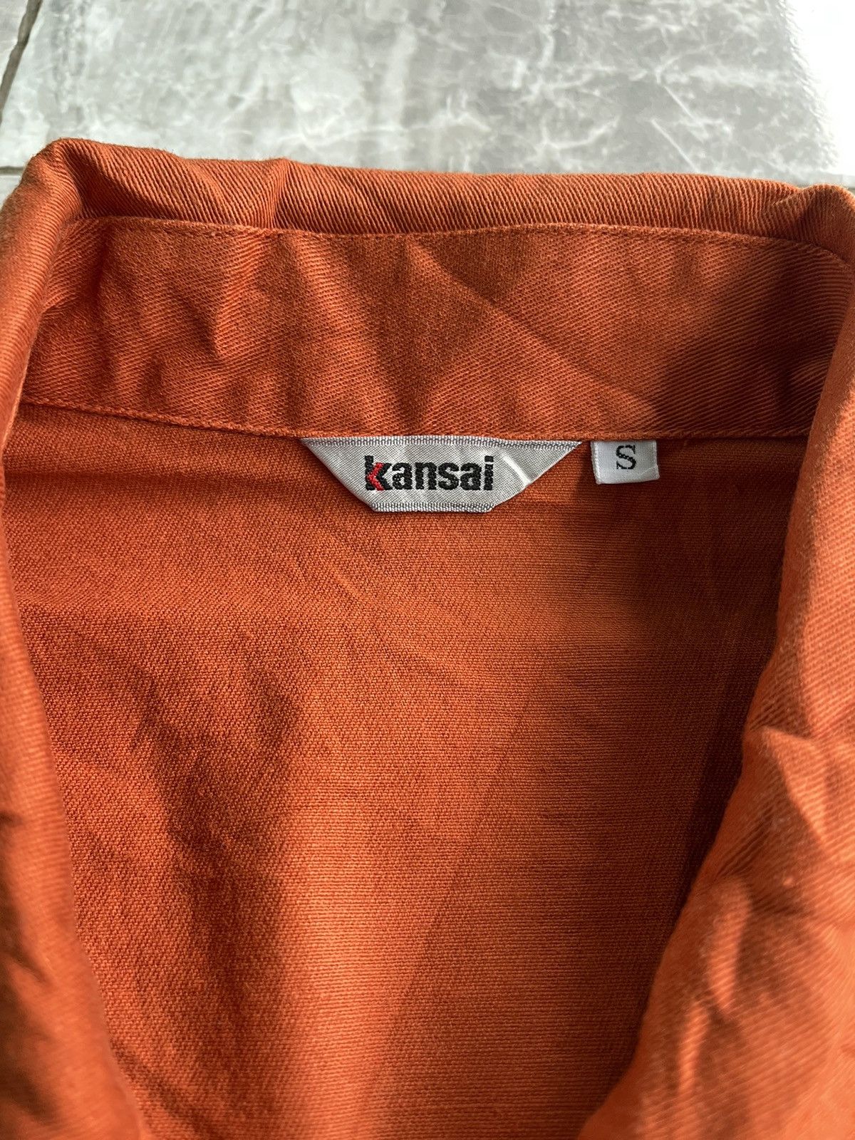 “BNWT” Kansai Cotton Twill Small Logo Jacket