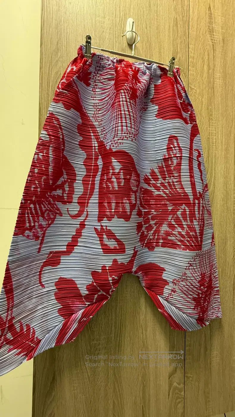 Issey Miyake Issey Miyake size:3 Red Pants Size 31" - 2 Thumbnail