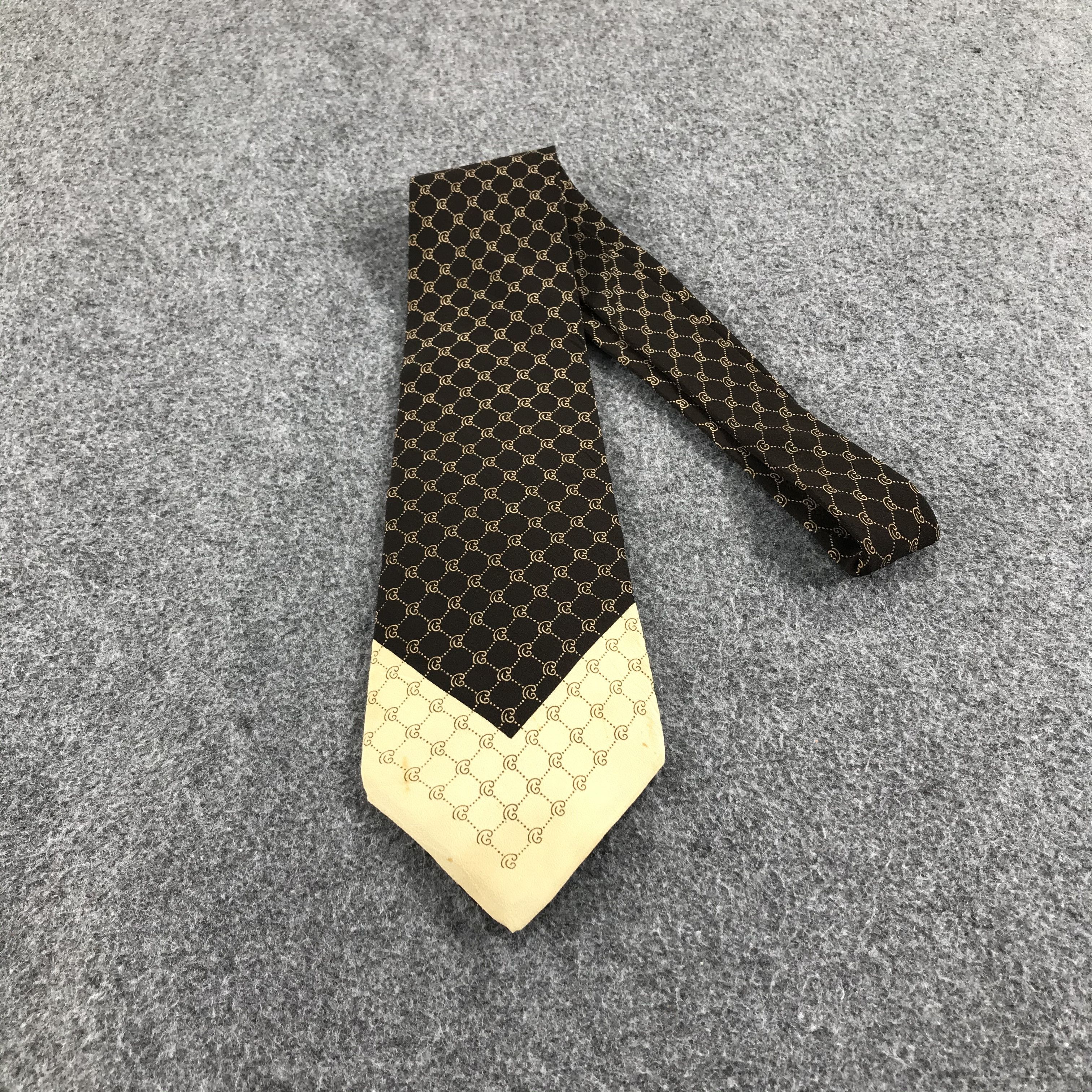 Pierre Balmain × Vintage Vintage Pierre Balmain Monogram Silk Neck Ties T25 Size ONE SIZE - 1 Thumbnail