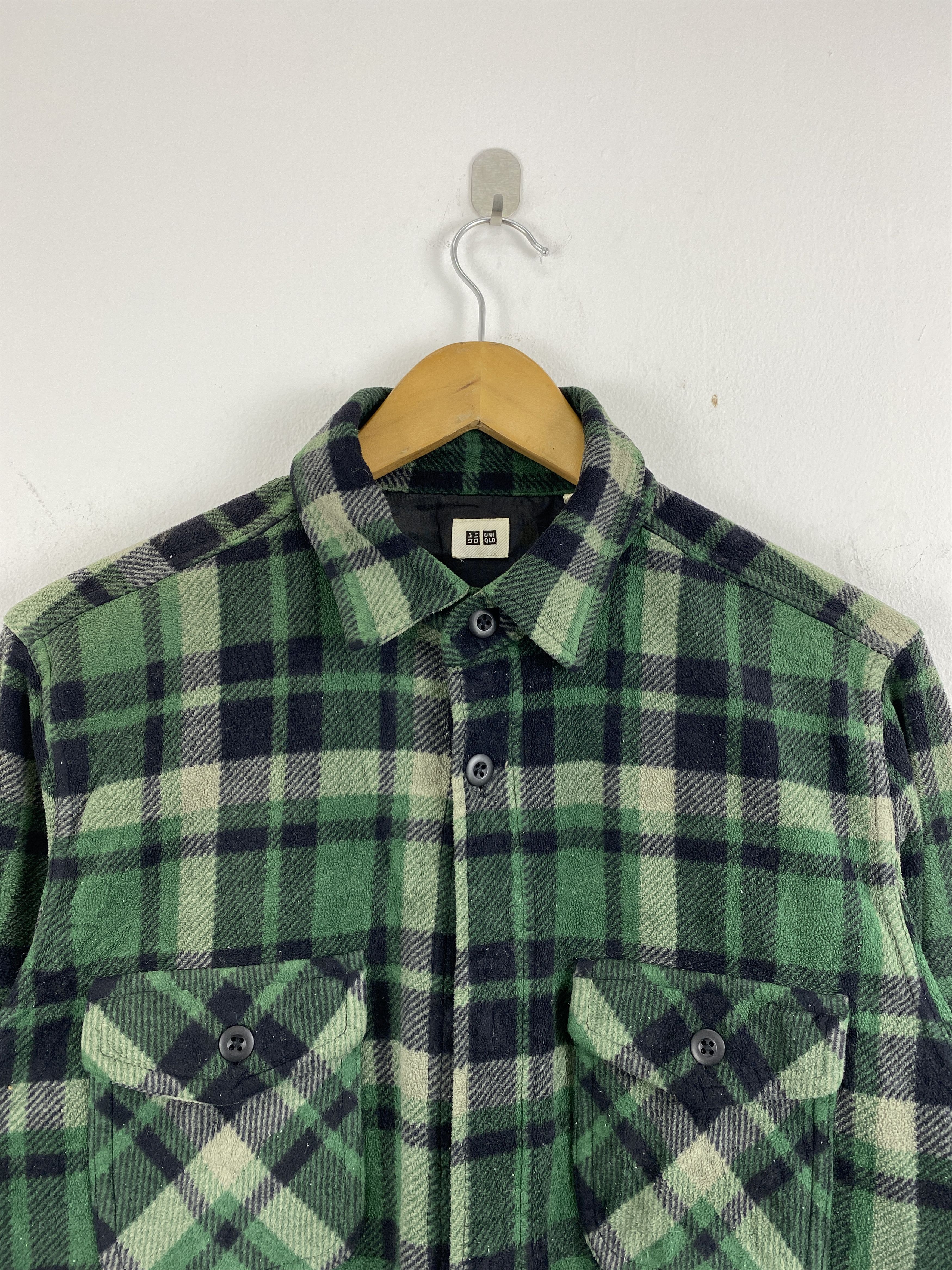 Uniqlo Uniqlo Checkered Plaid Button Ups Flannel Shirt JA0093 Size US L / EU 52-54 / 3 - 2 Thumbnail