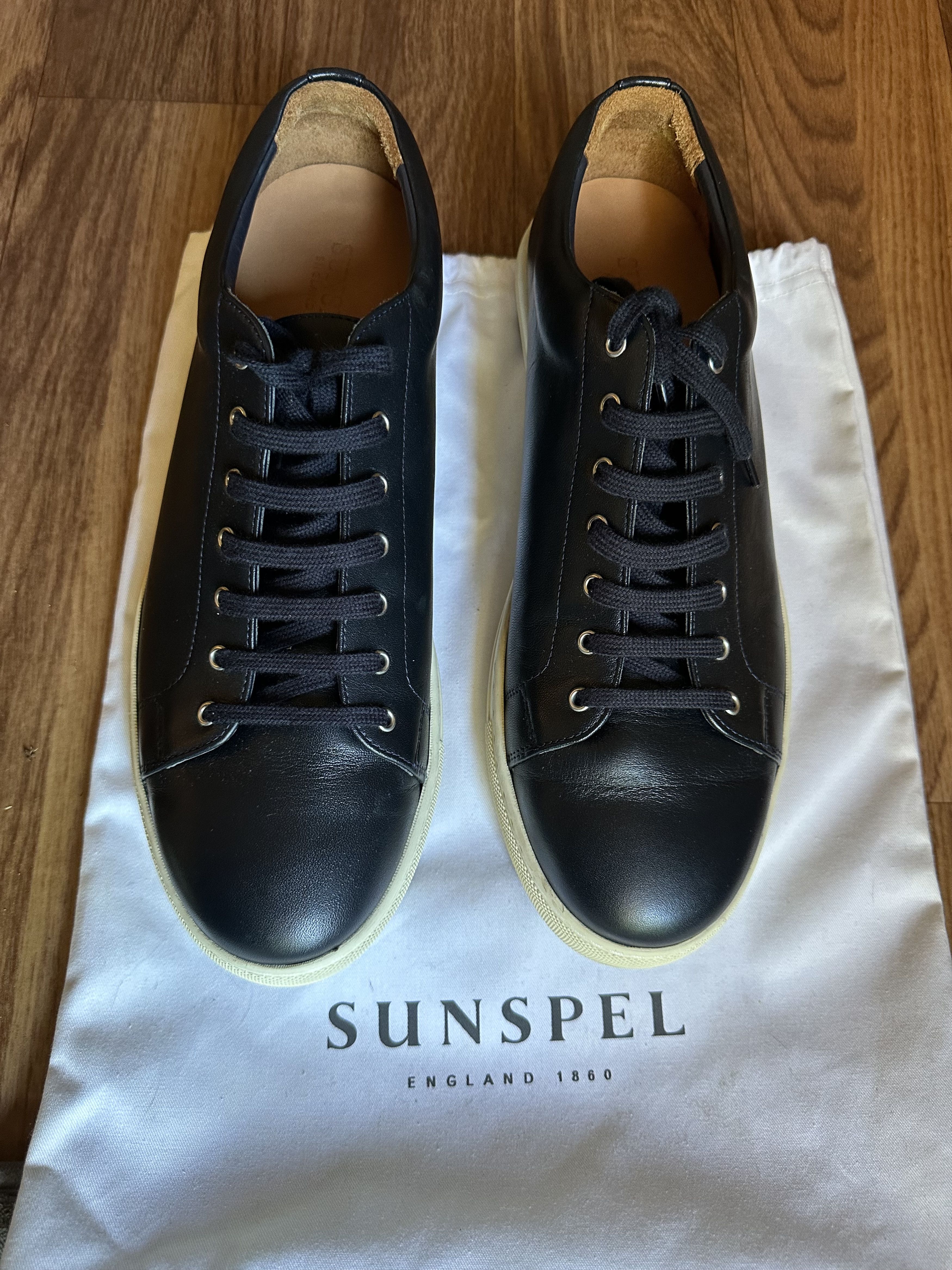 Sunspel Leather Tennis Shoe Size US 11 / EU 44 - 2 Thumbnail