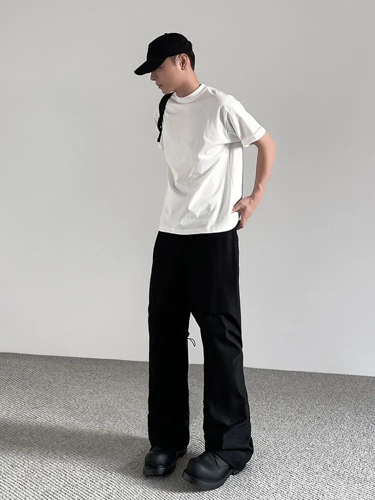 Japanese Brand × Jean Black Opium Wide Leg Stacked Pants Size US 34 / EU 50 - 4 Thumbnail