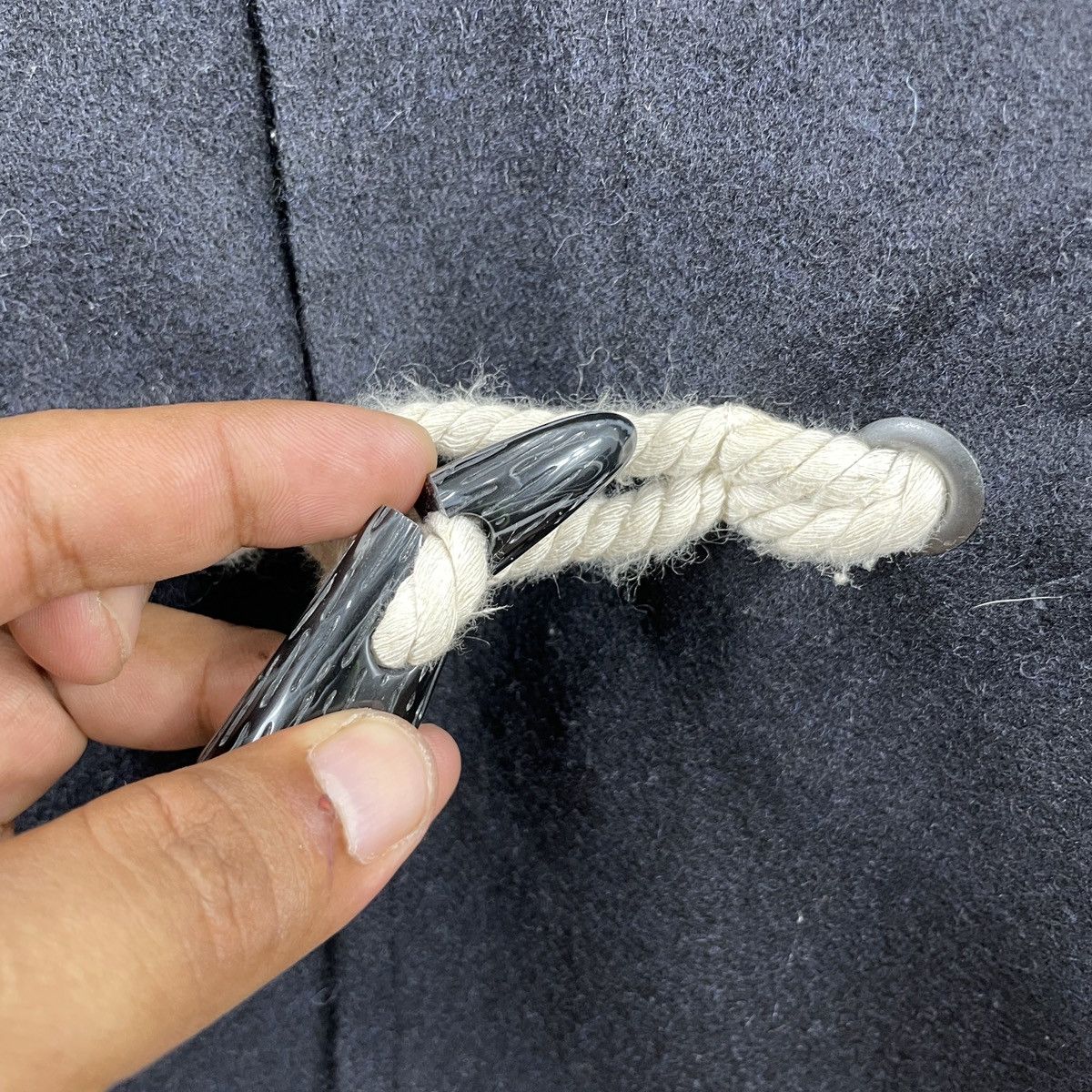Boycott × Vintage Vintage Boycott Wool Duffle Coat Jacket Size M / US 6-8 / IT 42-44 - 5 Thumbnail