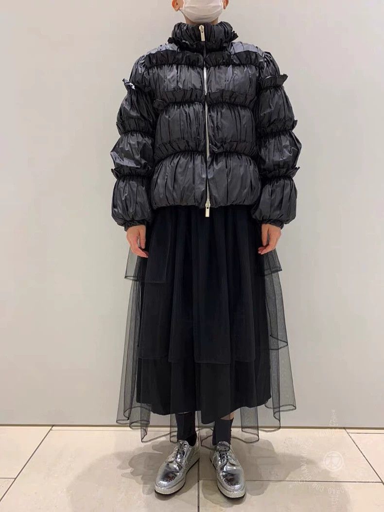 Comme des Garcons Comme Des Garcons Polyester zipper hollowed-out down jacke Size S / US 4 / IT 40 - 3 Thumbnail
