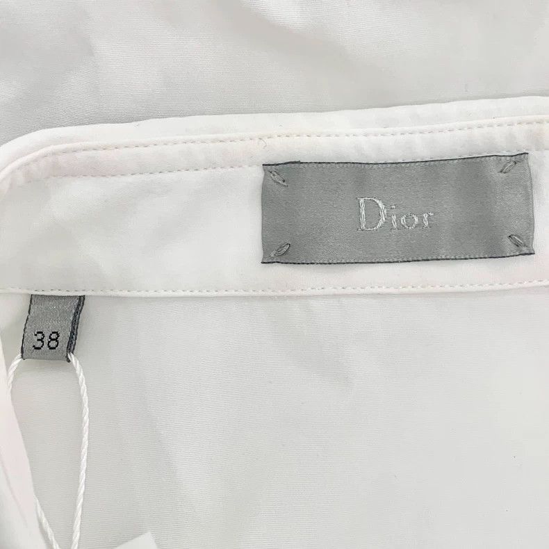 Dior Dior Size 38 White double-sleeved striped lapel single-brea Size US XS / EU 42 / 0 - 6 Thumbnail