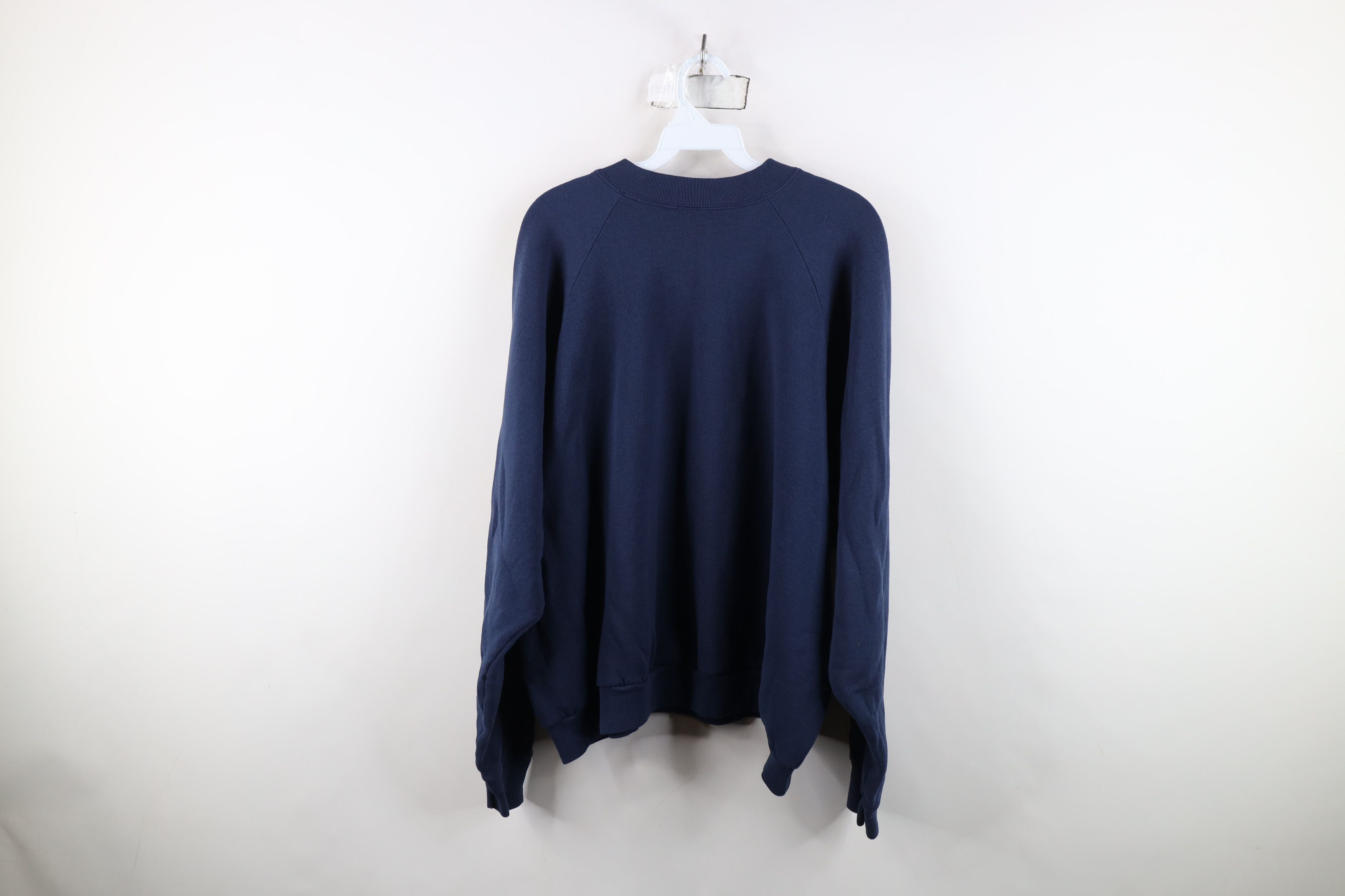 Vintage Vintage 90s Streetwear Blank Boxy Fit Crewneck Sweatshirt Size US XXL / EU 58 / 5 - 9 Thumbnail
