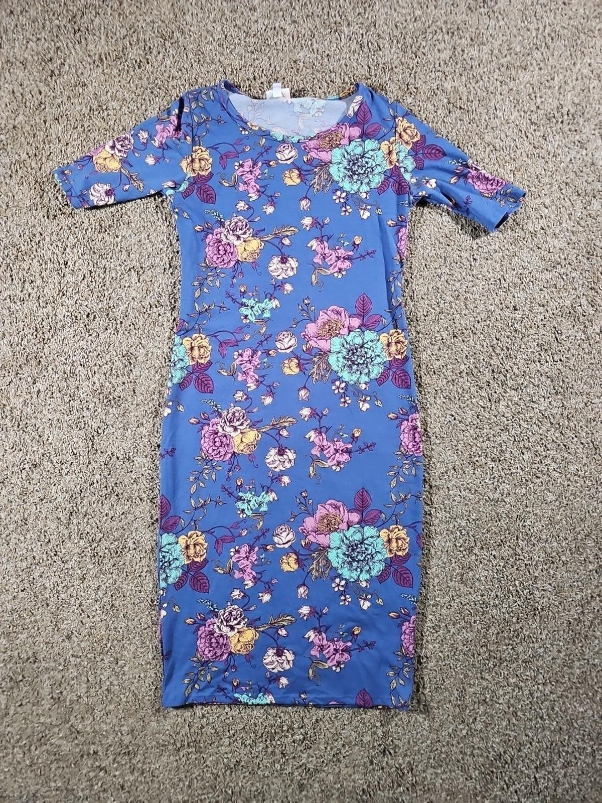 Other LuLaRoe XS Floral Dress Multicolor Size XS / US 0-2 / IT 36-38 - 1 Thumbnail
