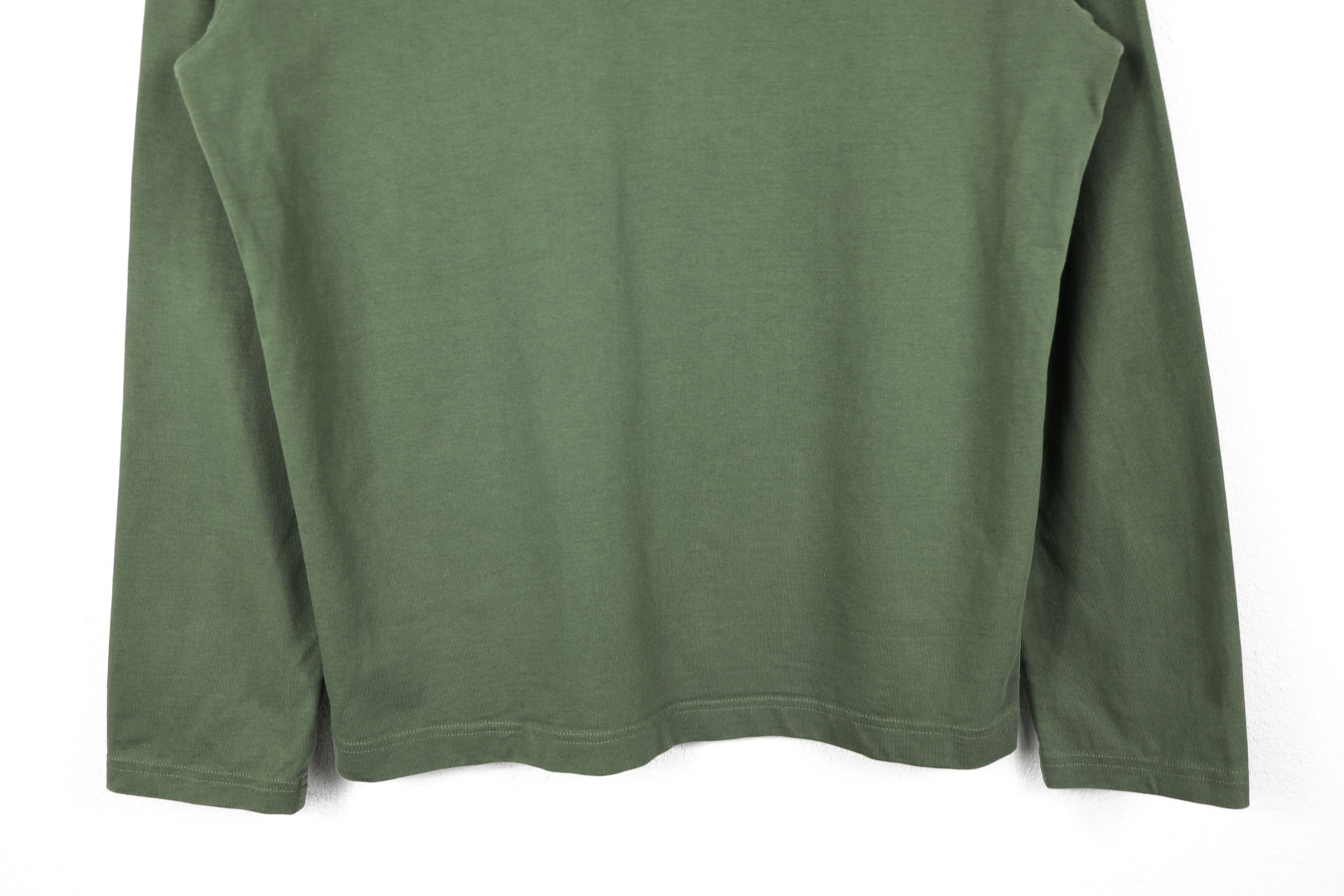 Arket Arket Army Green Military Pocket Long Sleeve Tee T-shirt Size US S / EU 44-46 / 1 - 8 Thumbnail